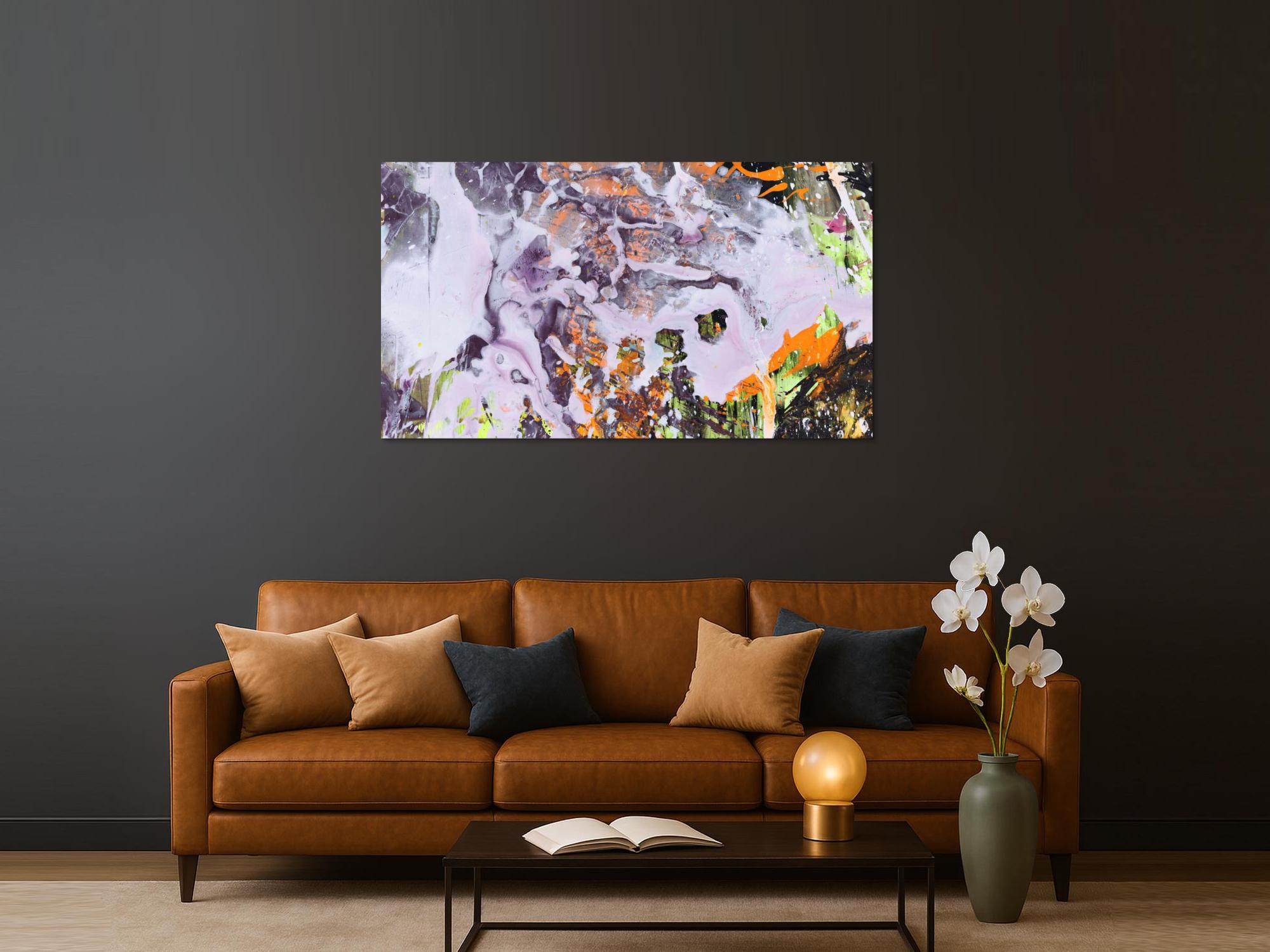 Abstraktes Bild auf Leinwand