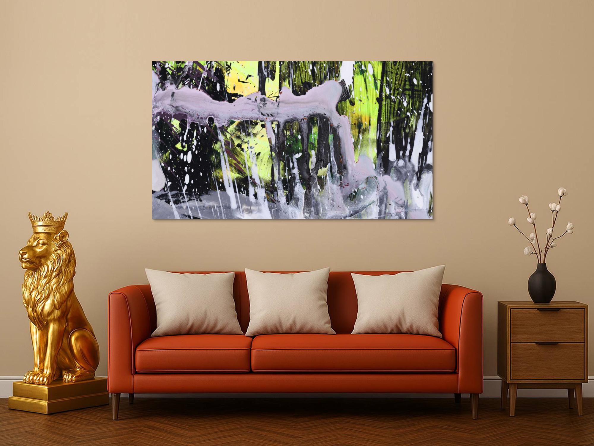 Abstraktes Bild auf Leinwand