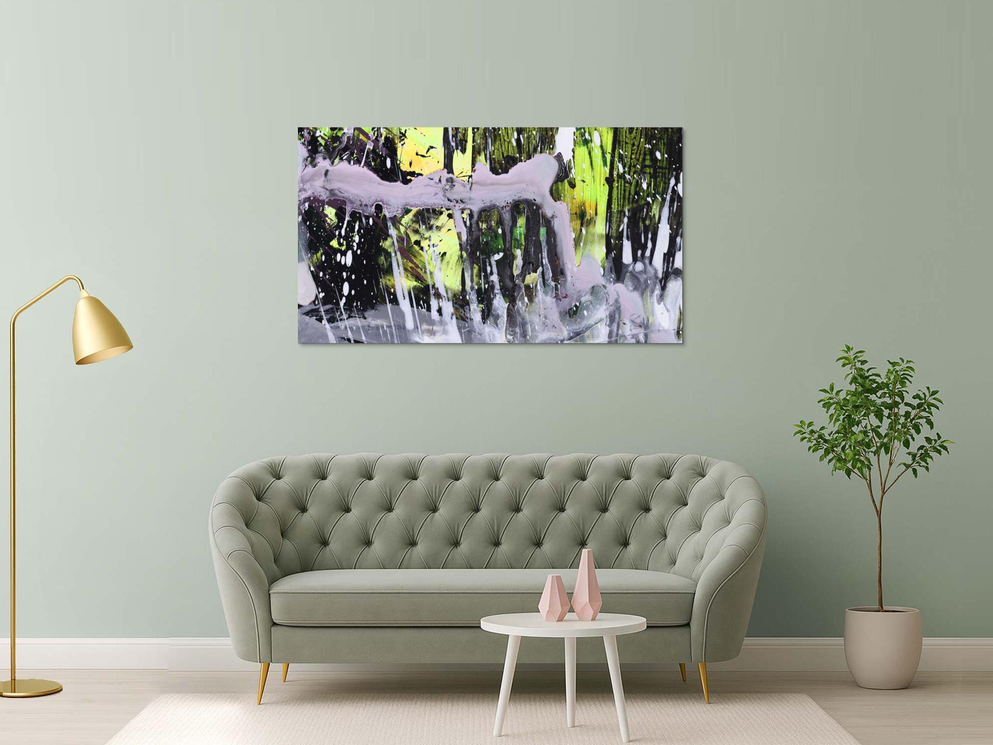 Abstraktes Bild auf Leinwand