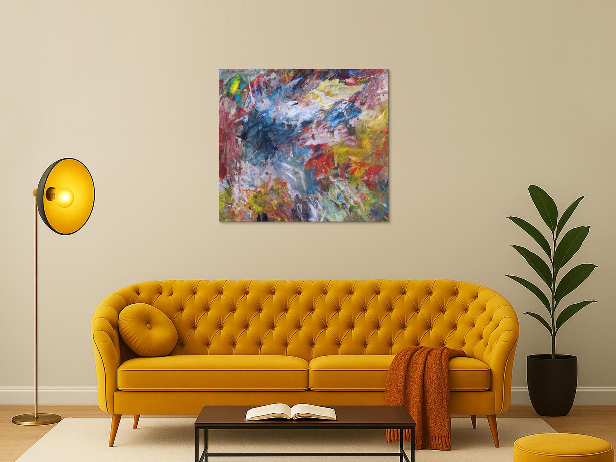 Abstraktes Bild auf Leinwand