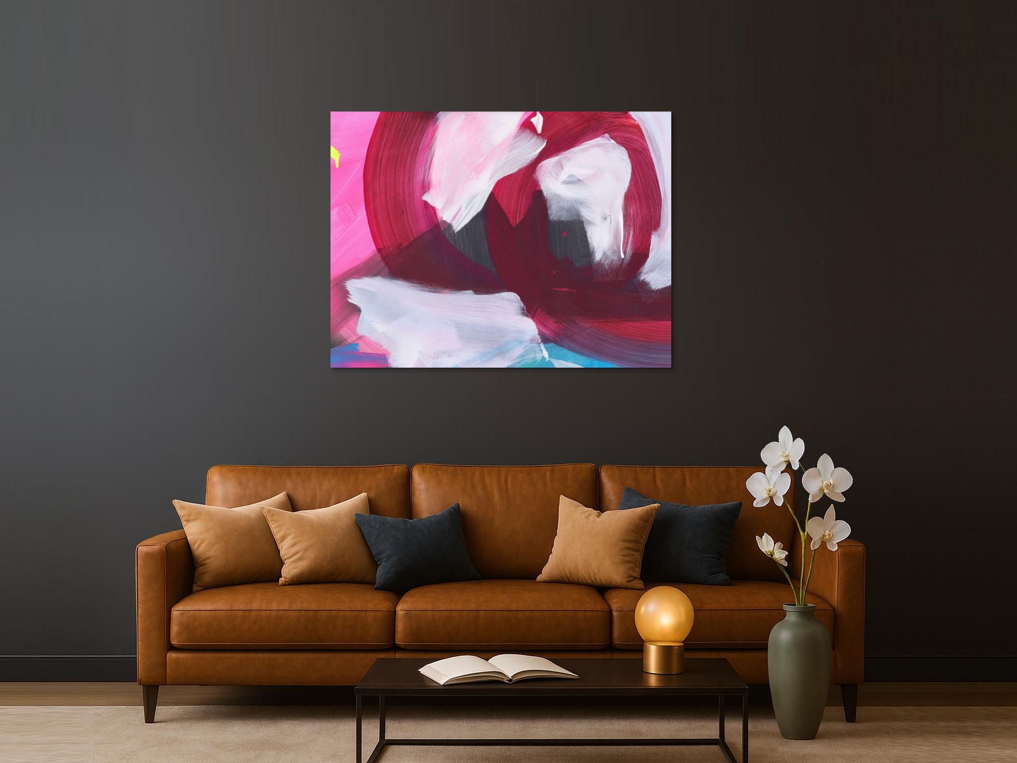 Abstraktes Bild auf Leinwand