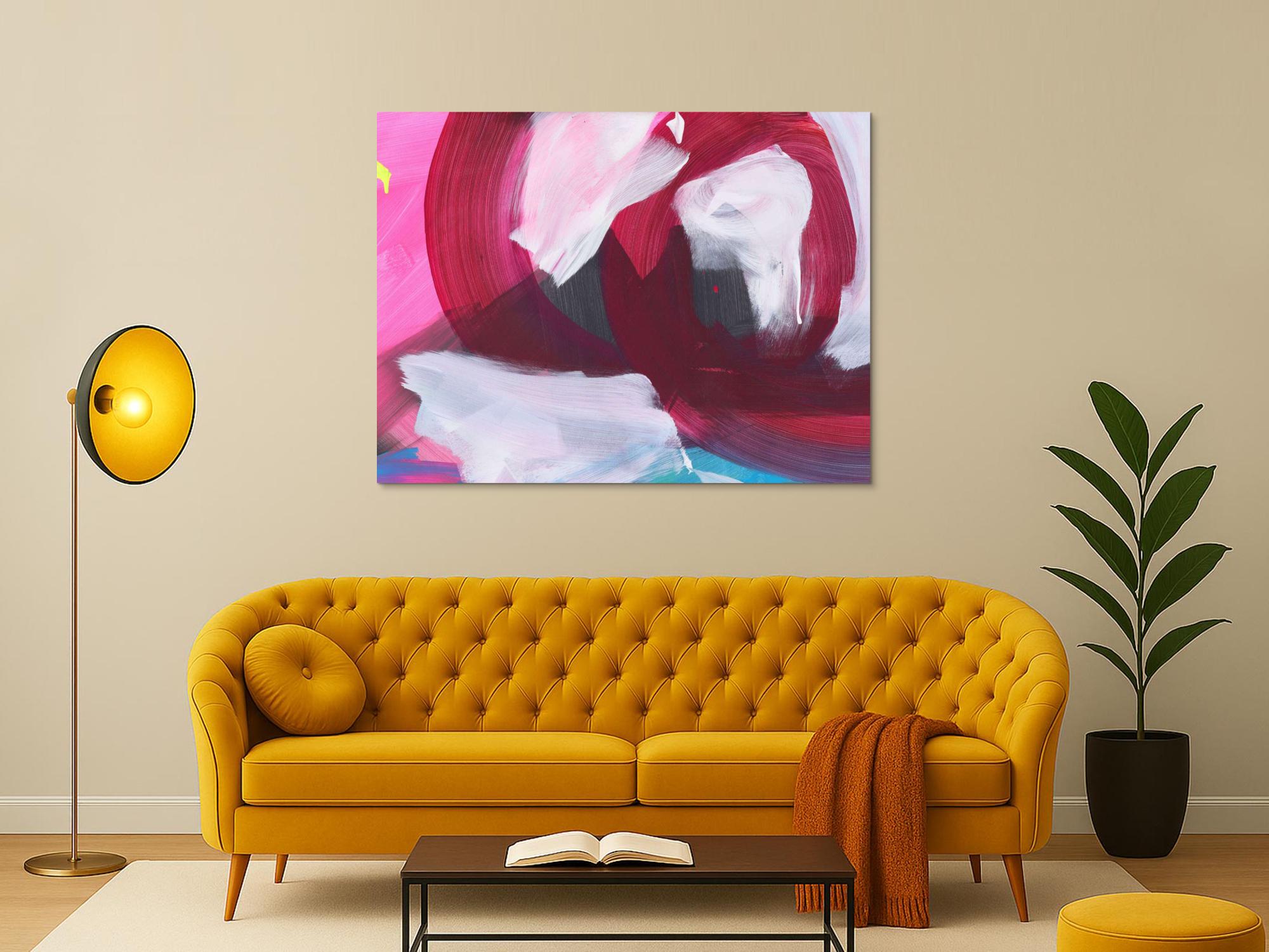 Abstraktes Bild auf Leinwand