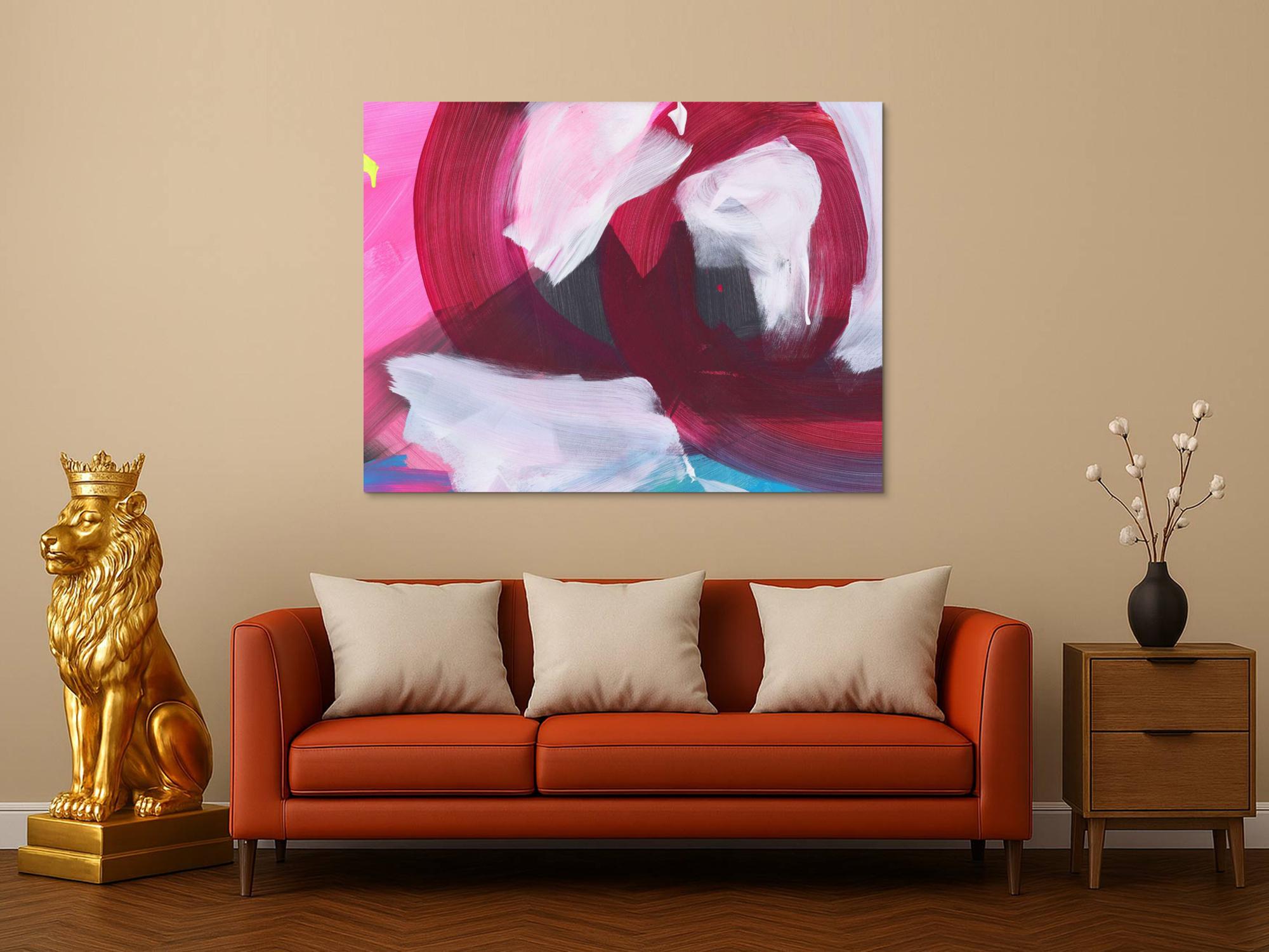 Abstraktes Bild auf Leinwand