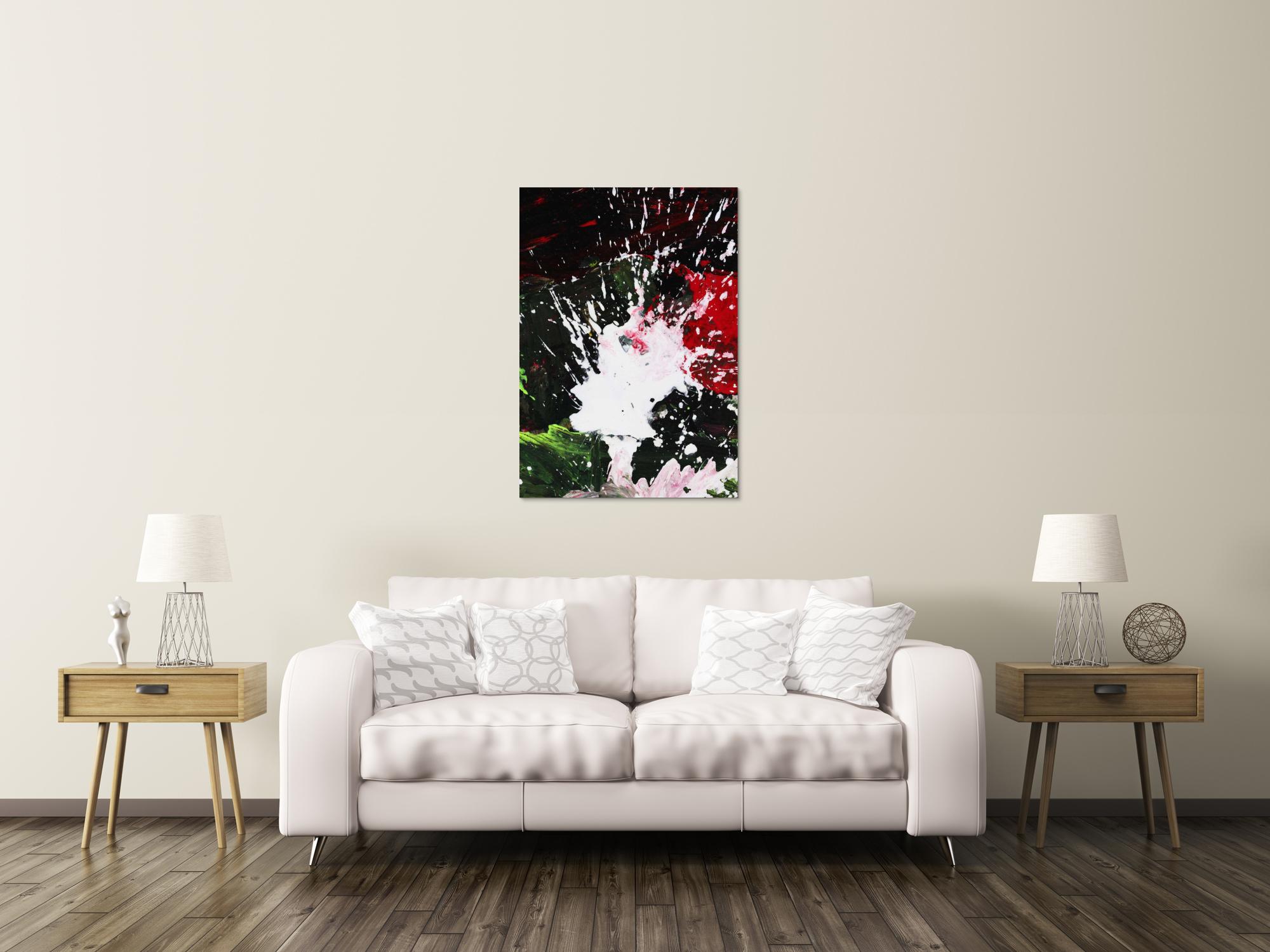 Abstraktes Bild auf Leinwand