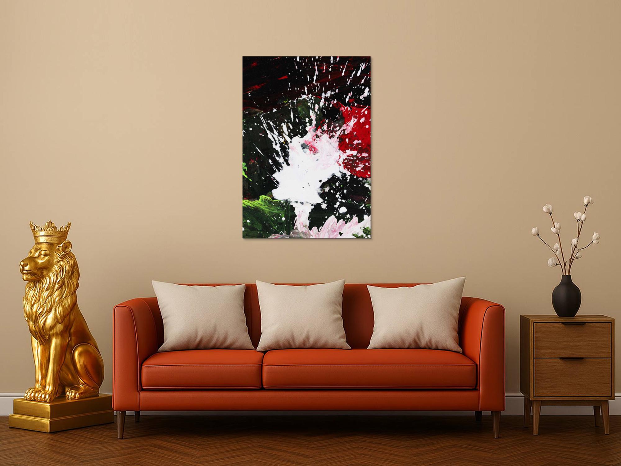 Abstraktes Bild auf Leinwand