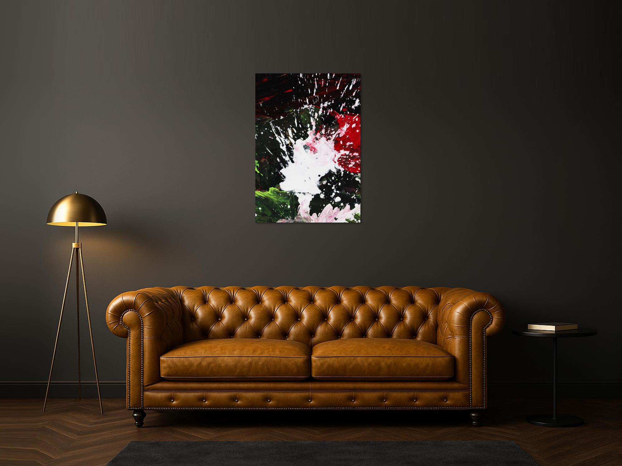 Abstraktes Bild auf Leinwand