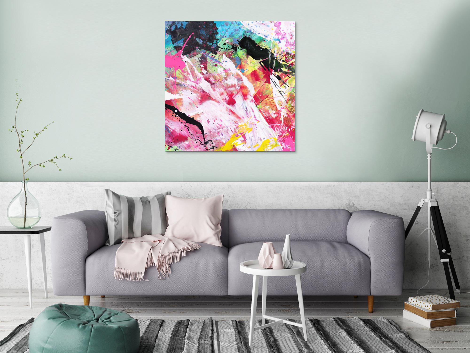 Abstraktes Bild auf Leinwand