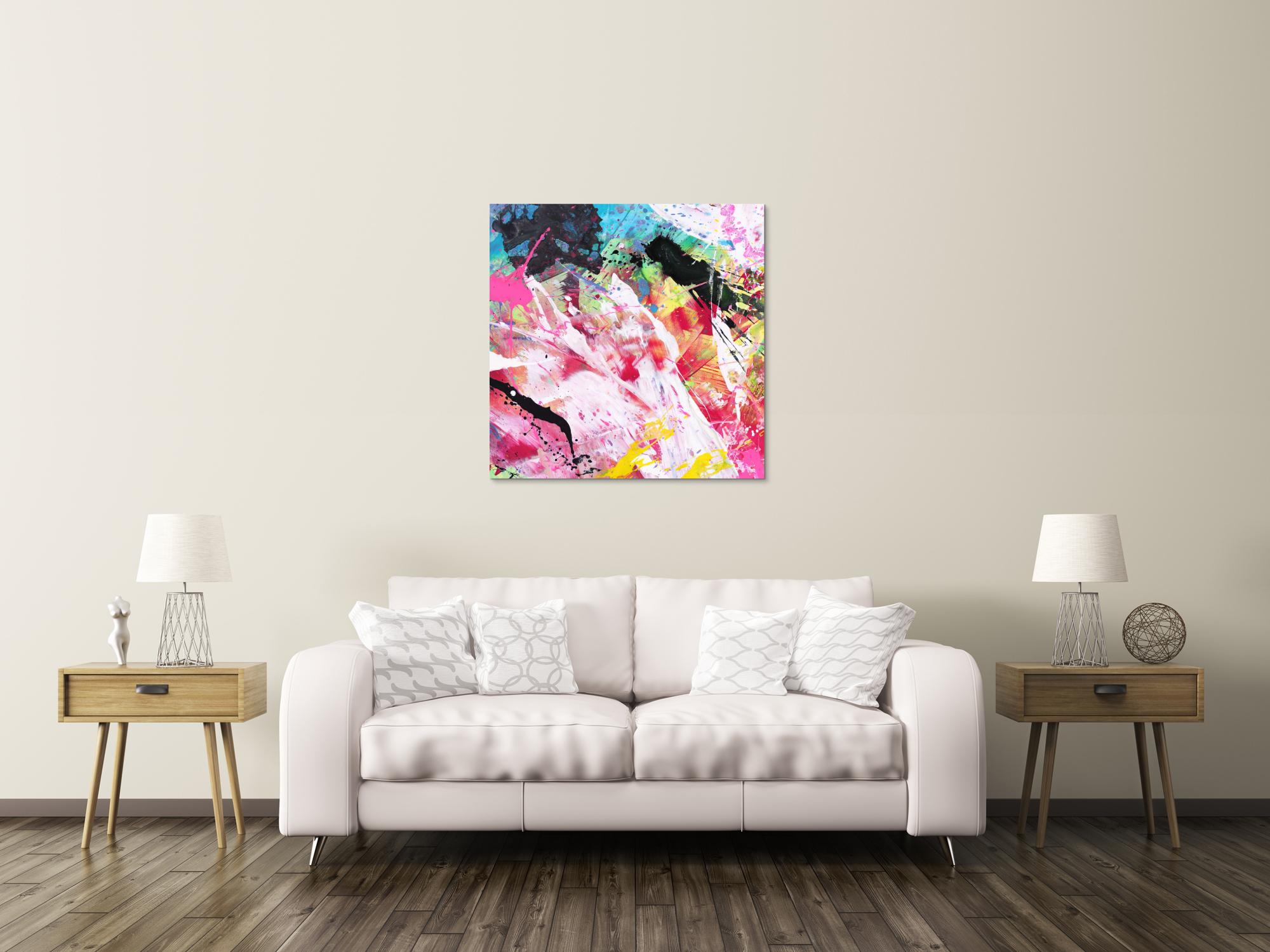 Abstraktes Bild auf Leinwand