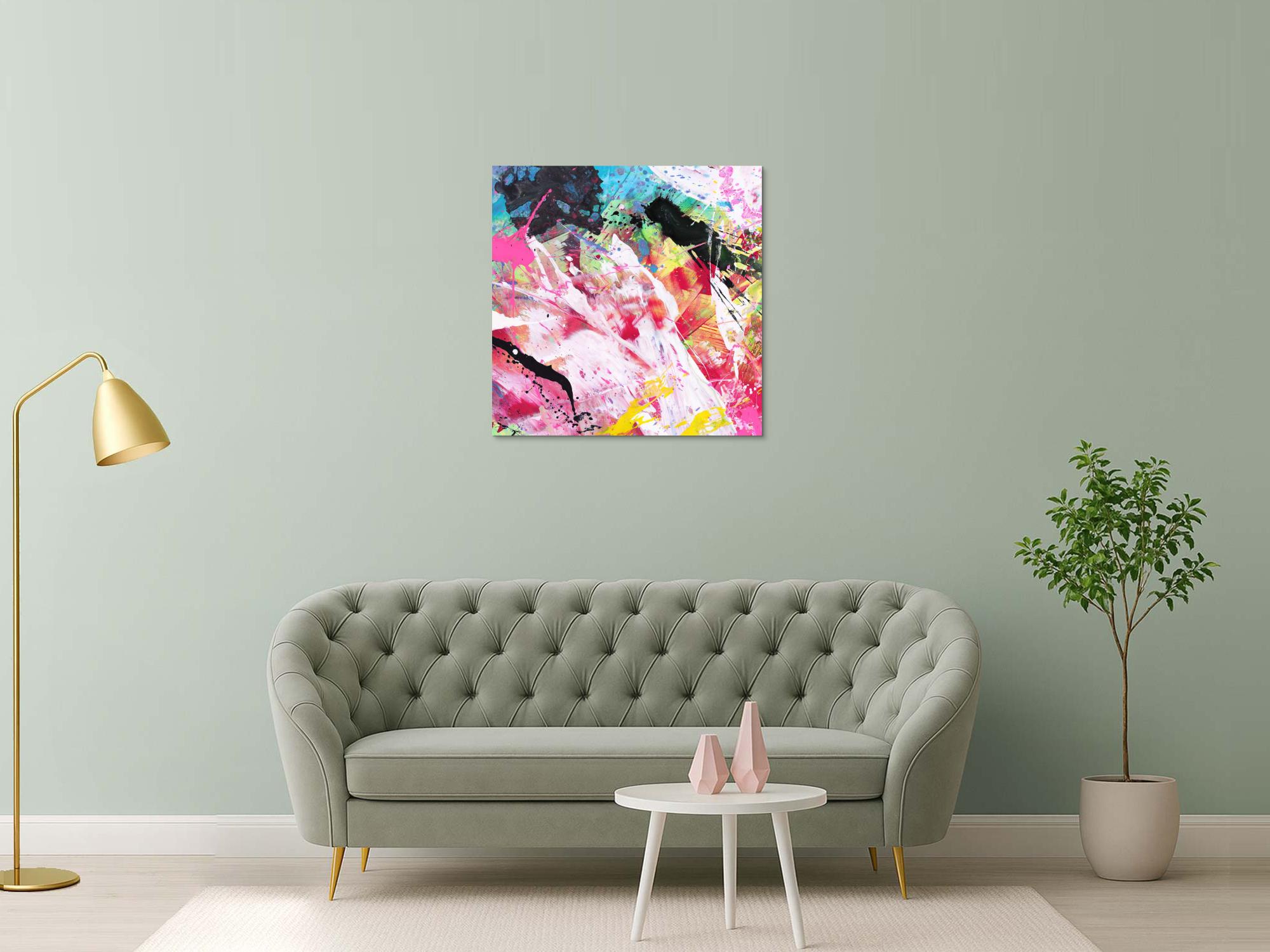 Abstraktes Bild auf Leinwand