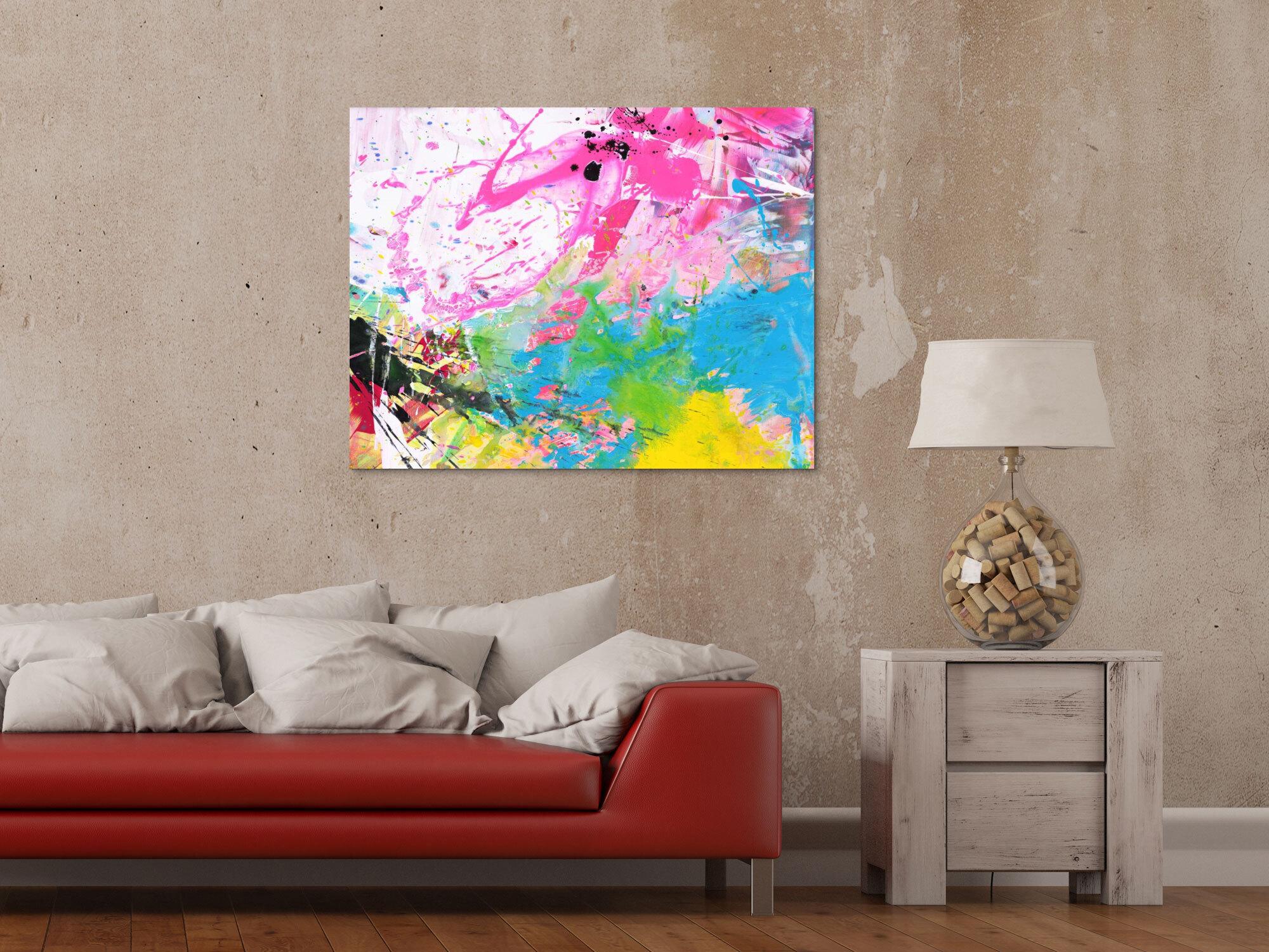 Abstraktes Bild auf Leinwand