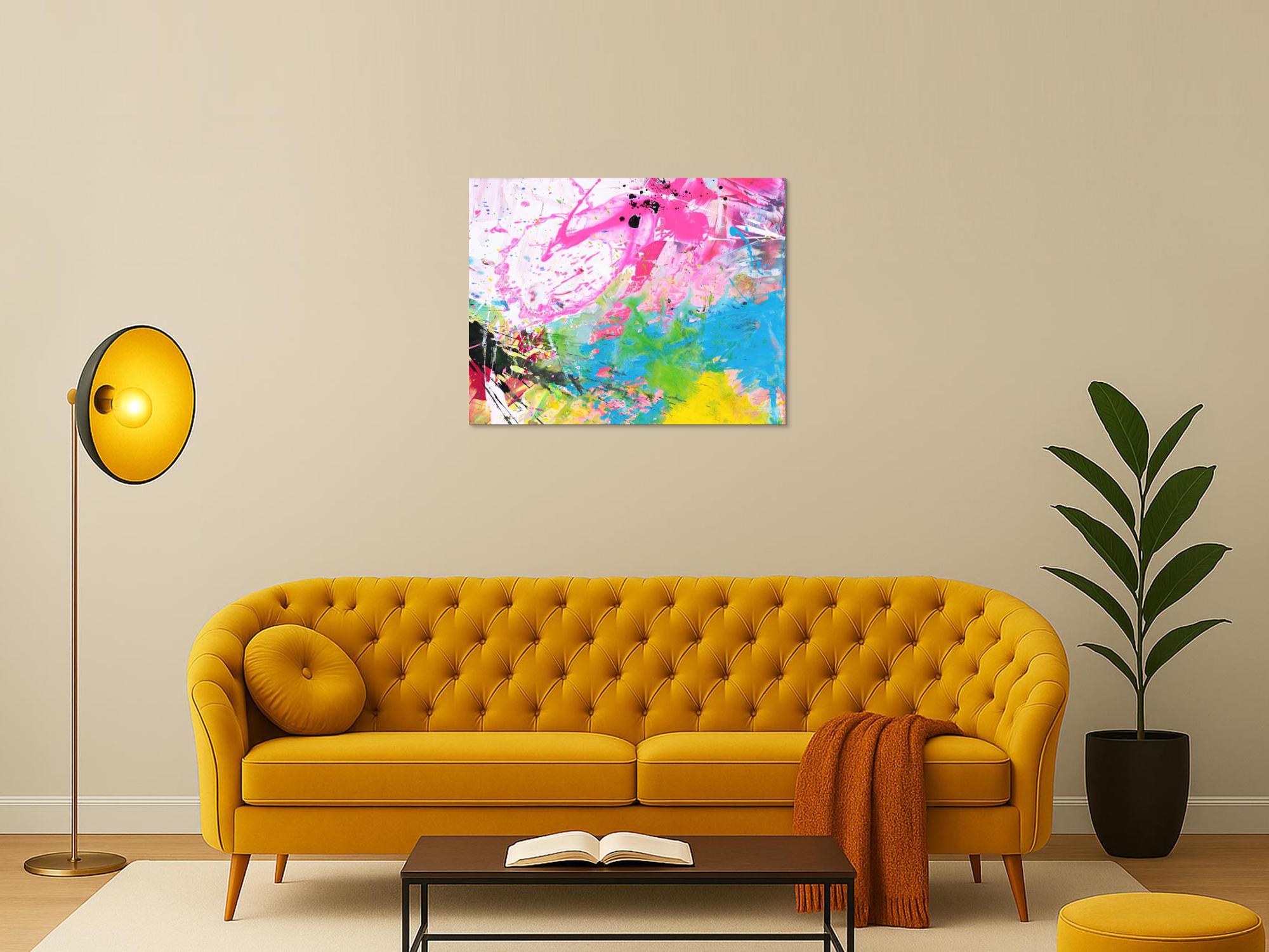 Abstraktes Bild auf Leinwand