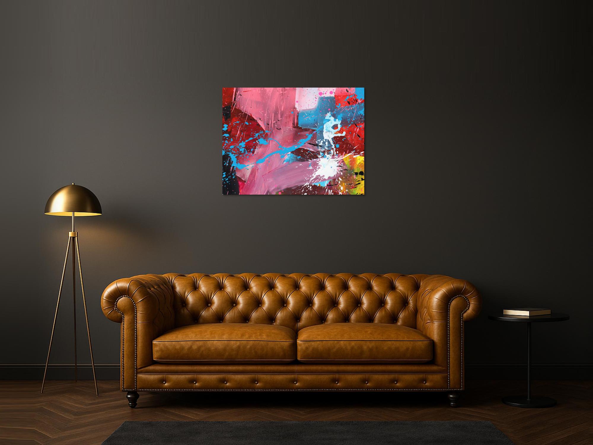 Abstraktes Bild auf Leinwand