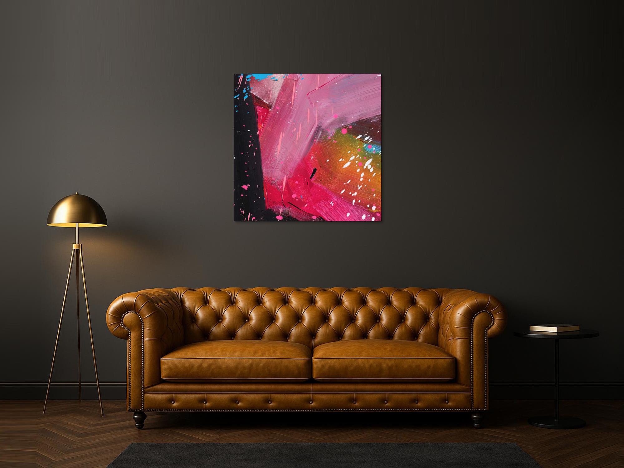 Abstraktes Bild auf Leinwand