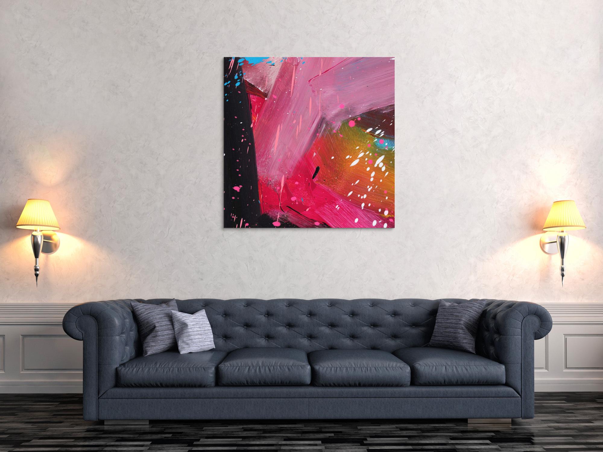 Abstraktes Bild auf Leinwand