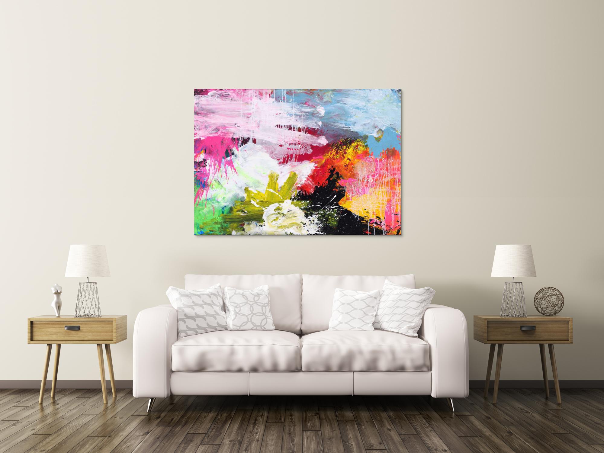 Abstraktes Bild auf Leinwand