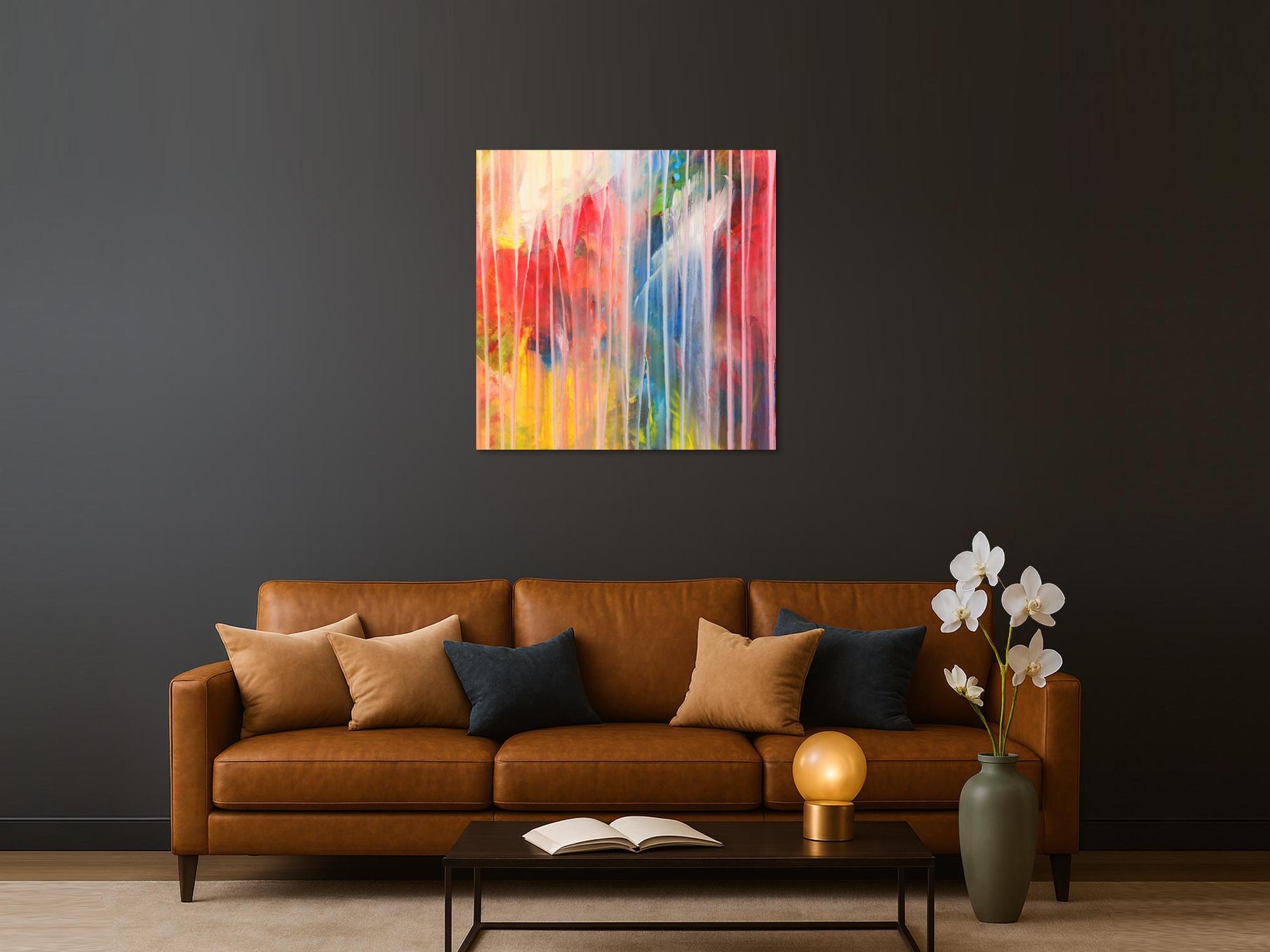 Abstraktes Bild auf Leinwand