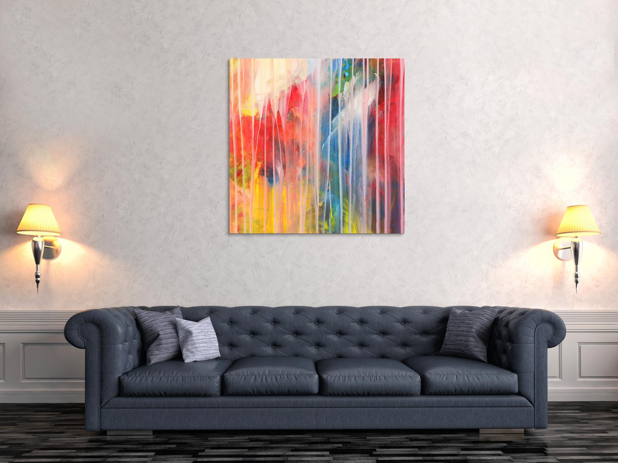 Abstraktes Bild auf Leinwand