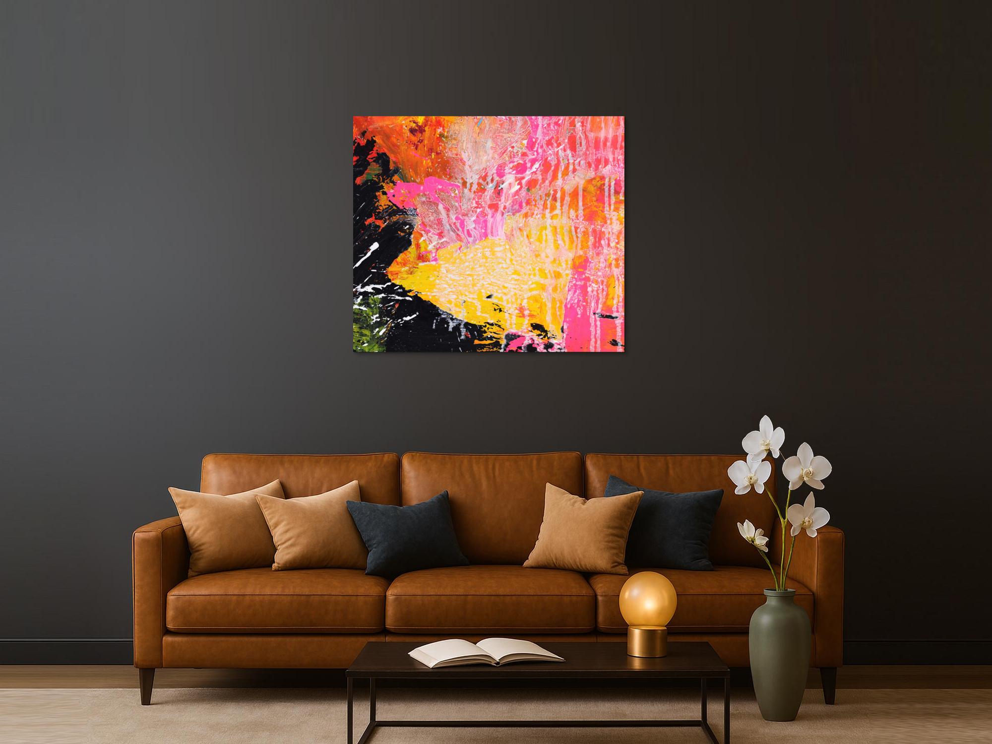 Abstraktes Bild auf Leinwand