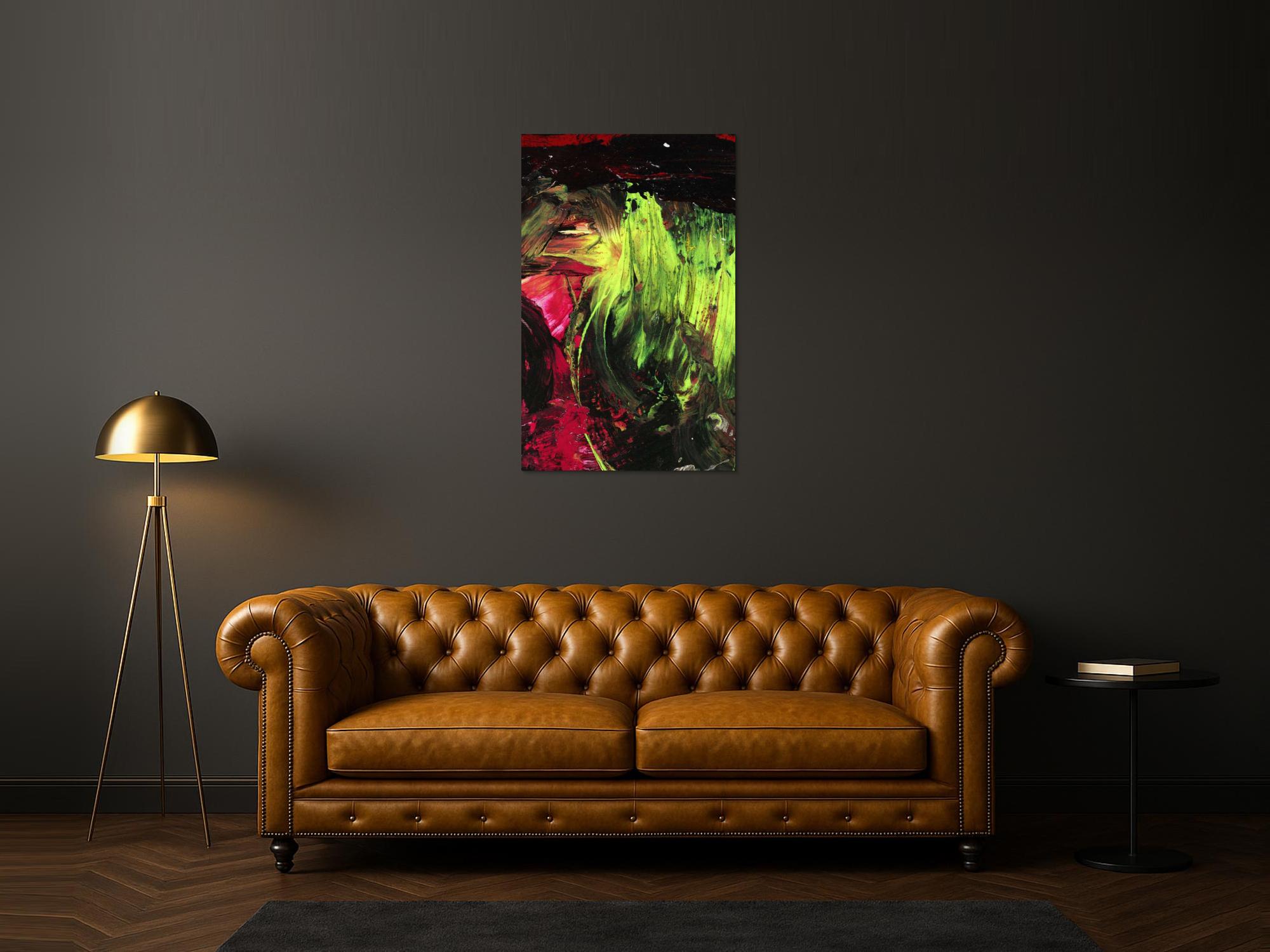 Abstraktes Bild auf Leinwand