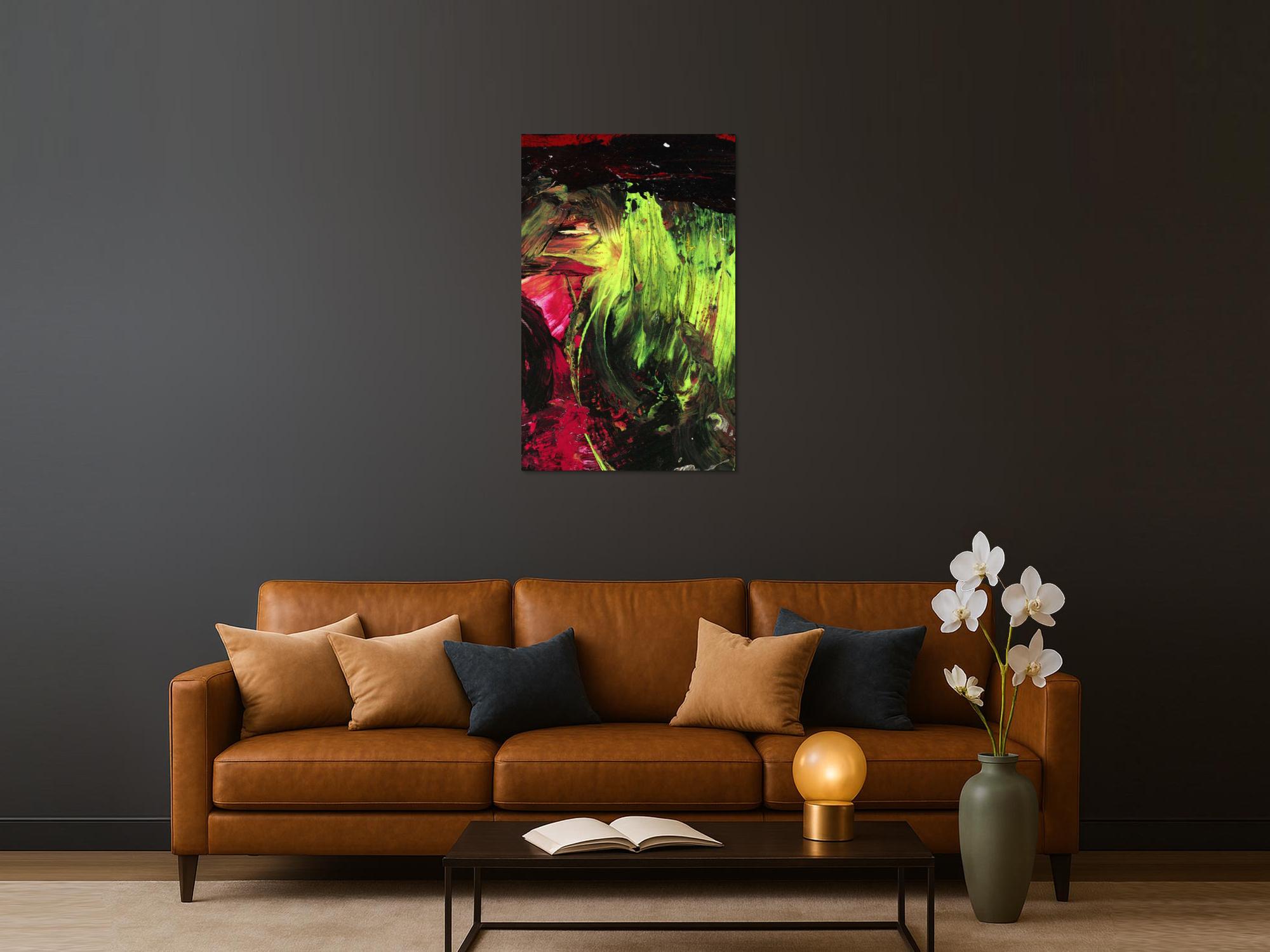 Abstraktes Bild auf Leinwand