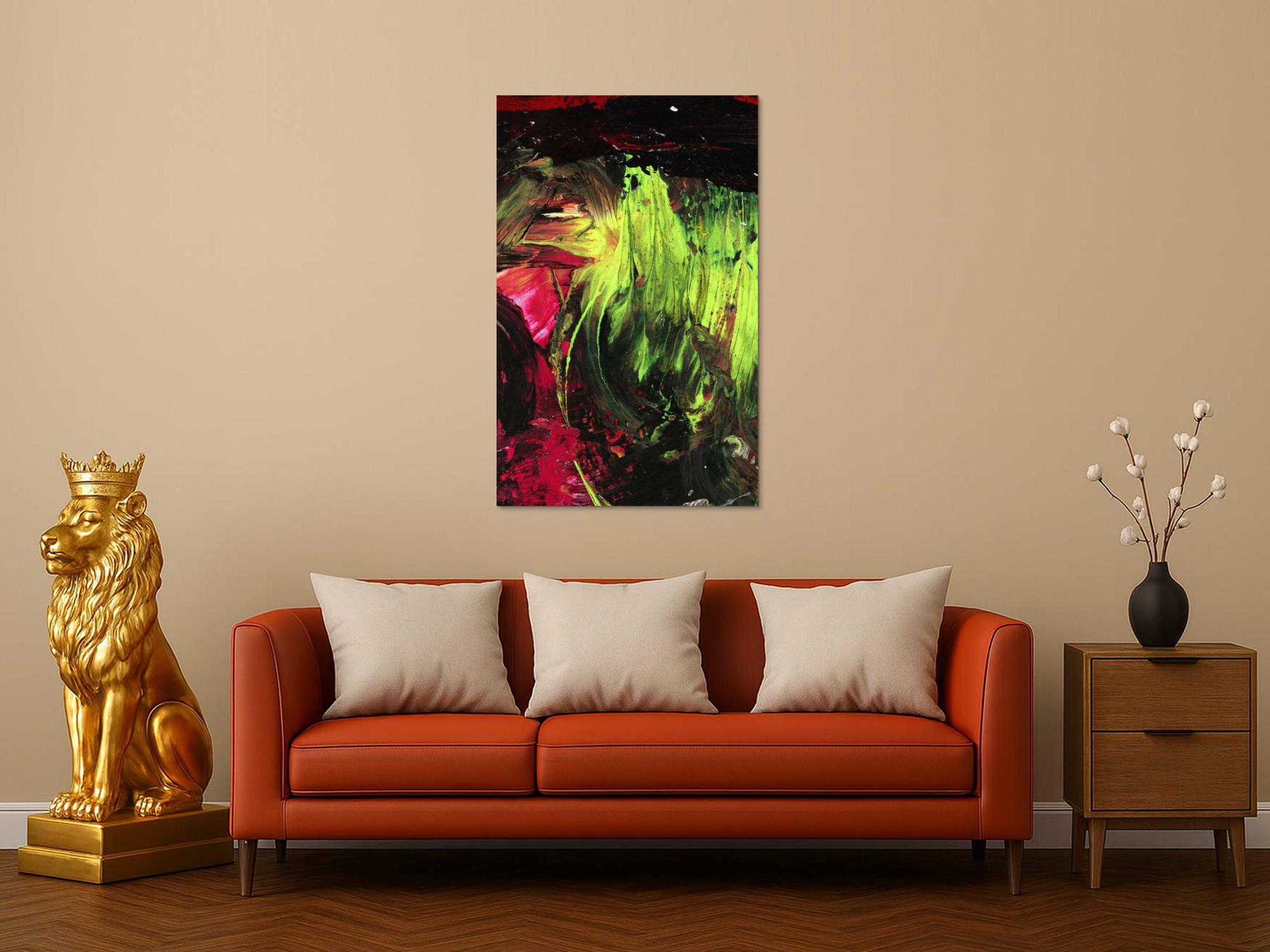 Abstraktes Bild auf Leinwand