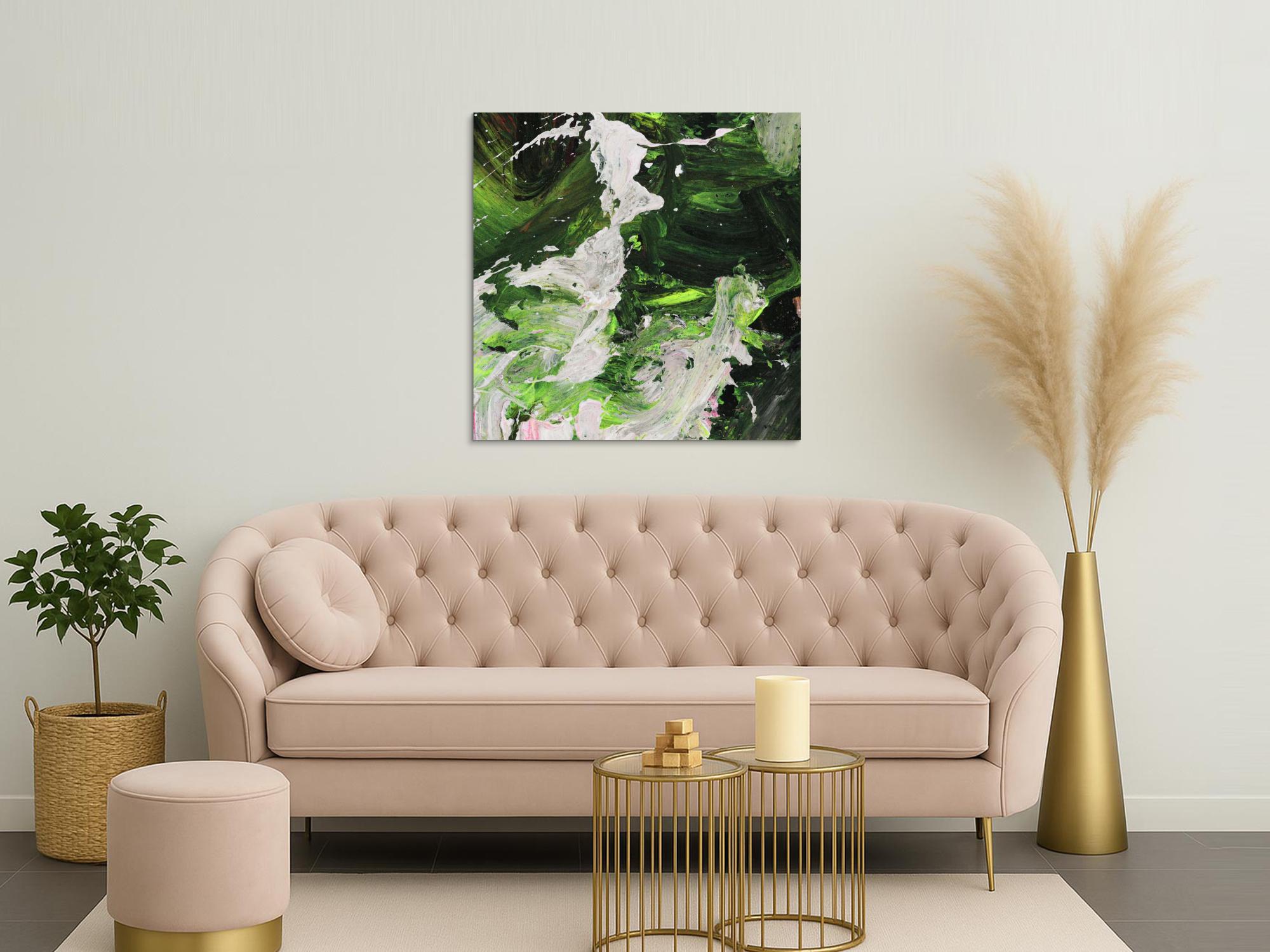 Abstraktes Bild auf Leinwand