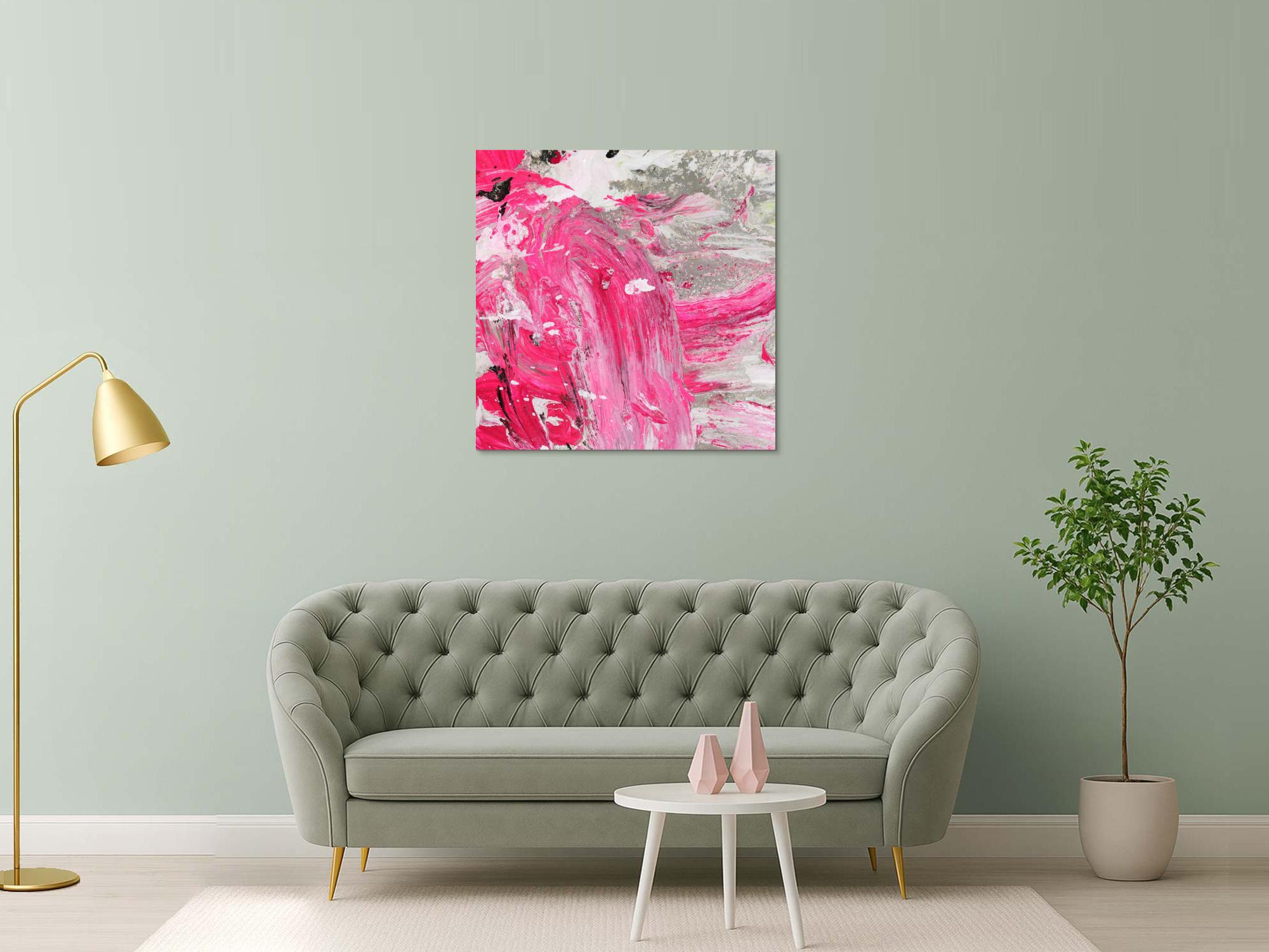 Abstraktes Bild auf Leinwand