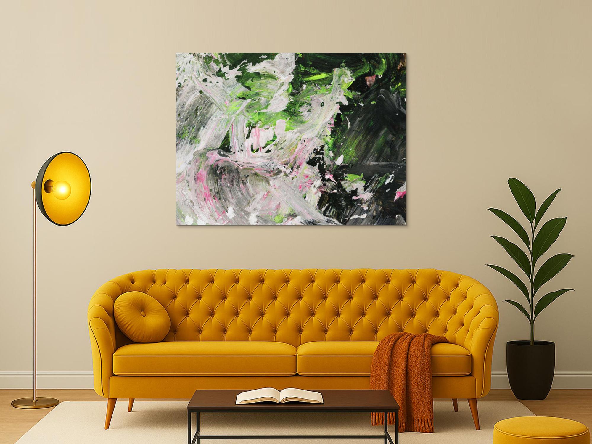 Abstraktes Bild auf Leinwand