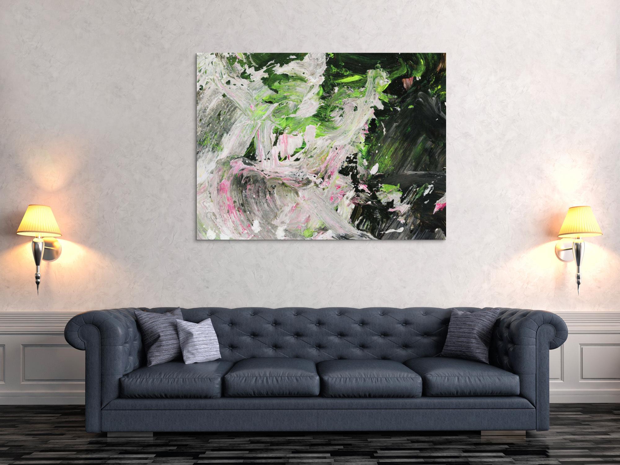 Abstraktes Bild auf Leinwand