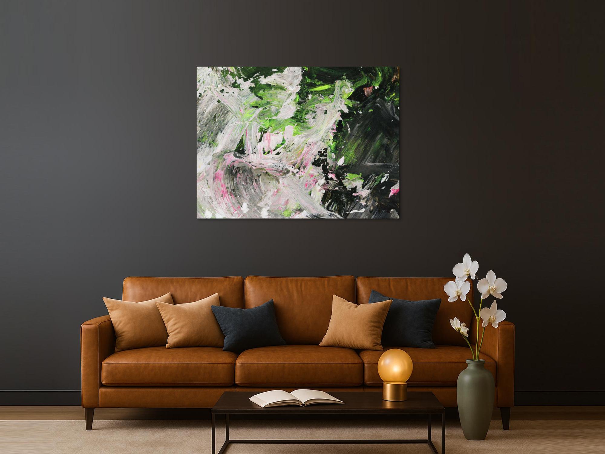 Abstraktes Bild auf Leinwand