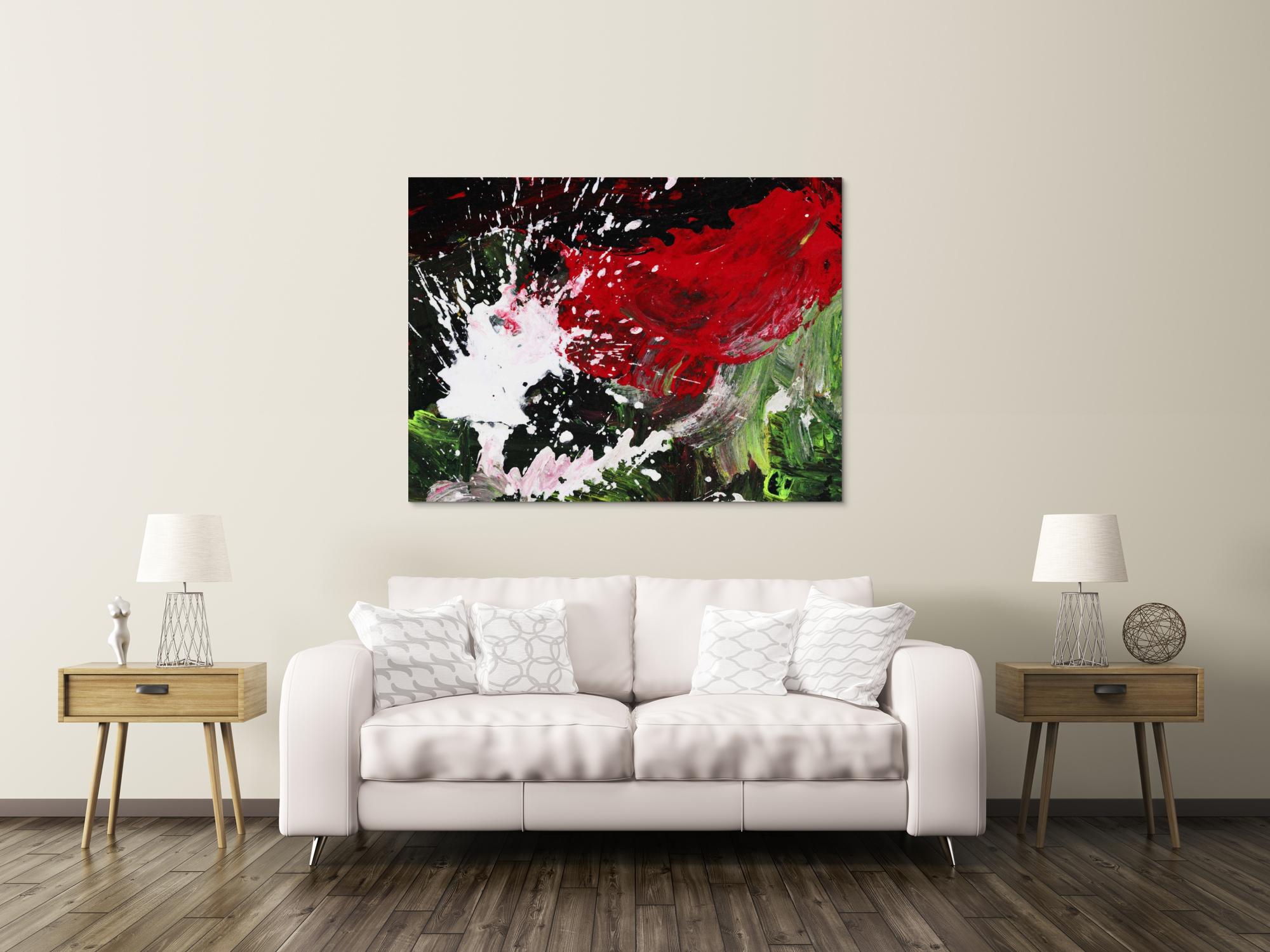 Abstraktes Bild auf Leinwand