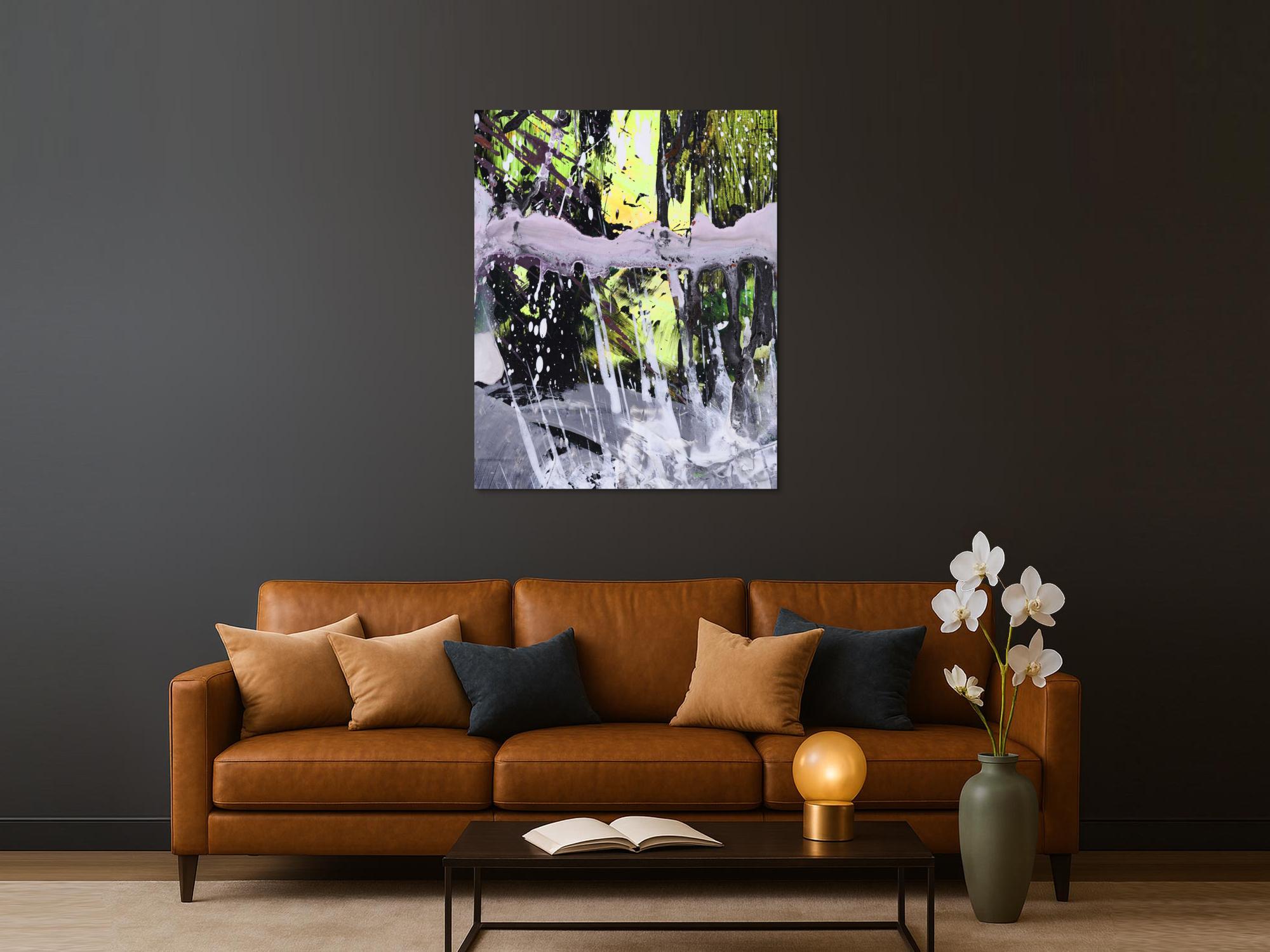 Abstraktes Bild auf Leinwand