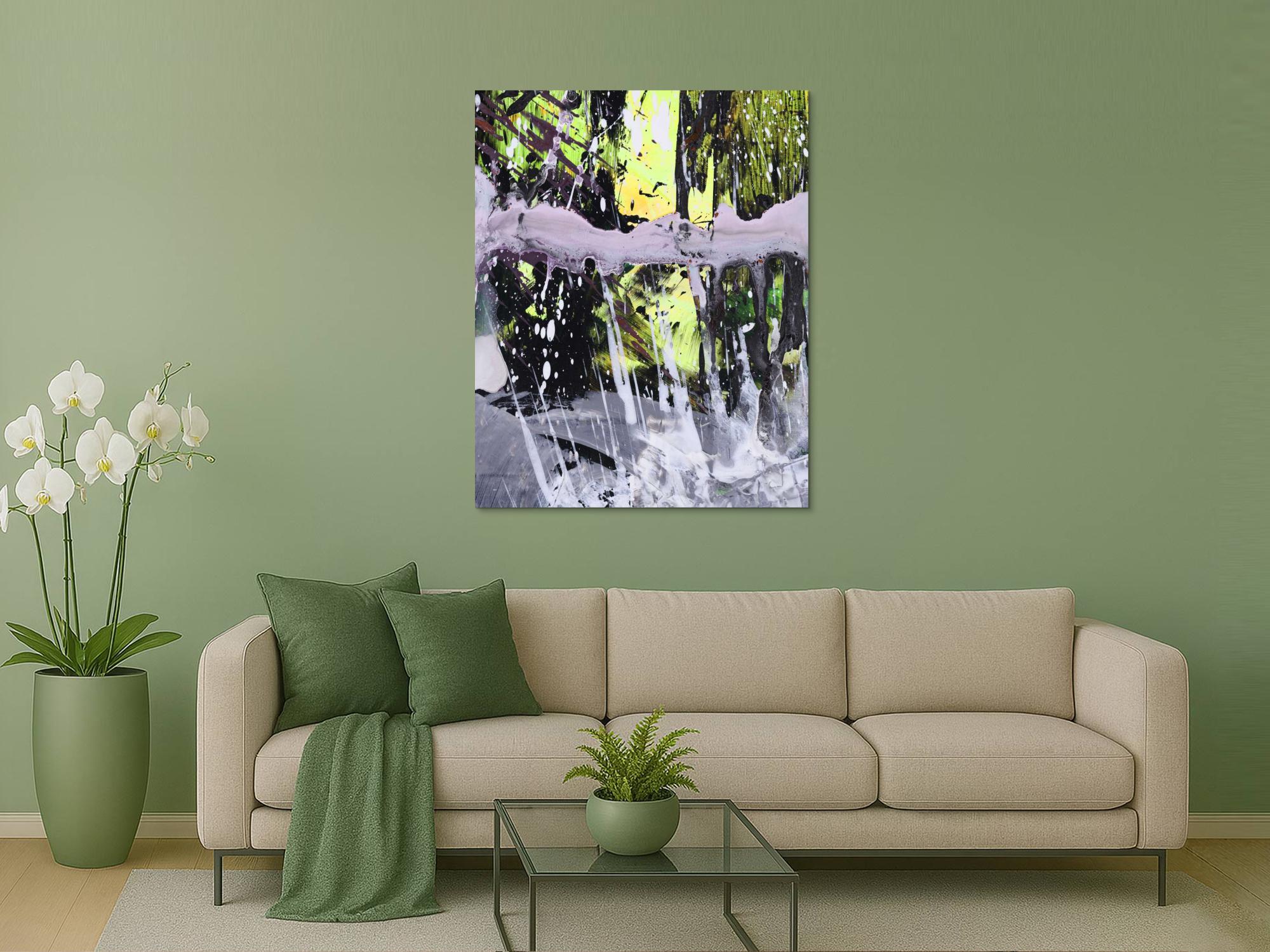 Abstraktes Bild auf Leinwand