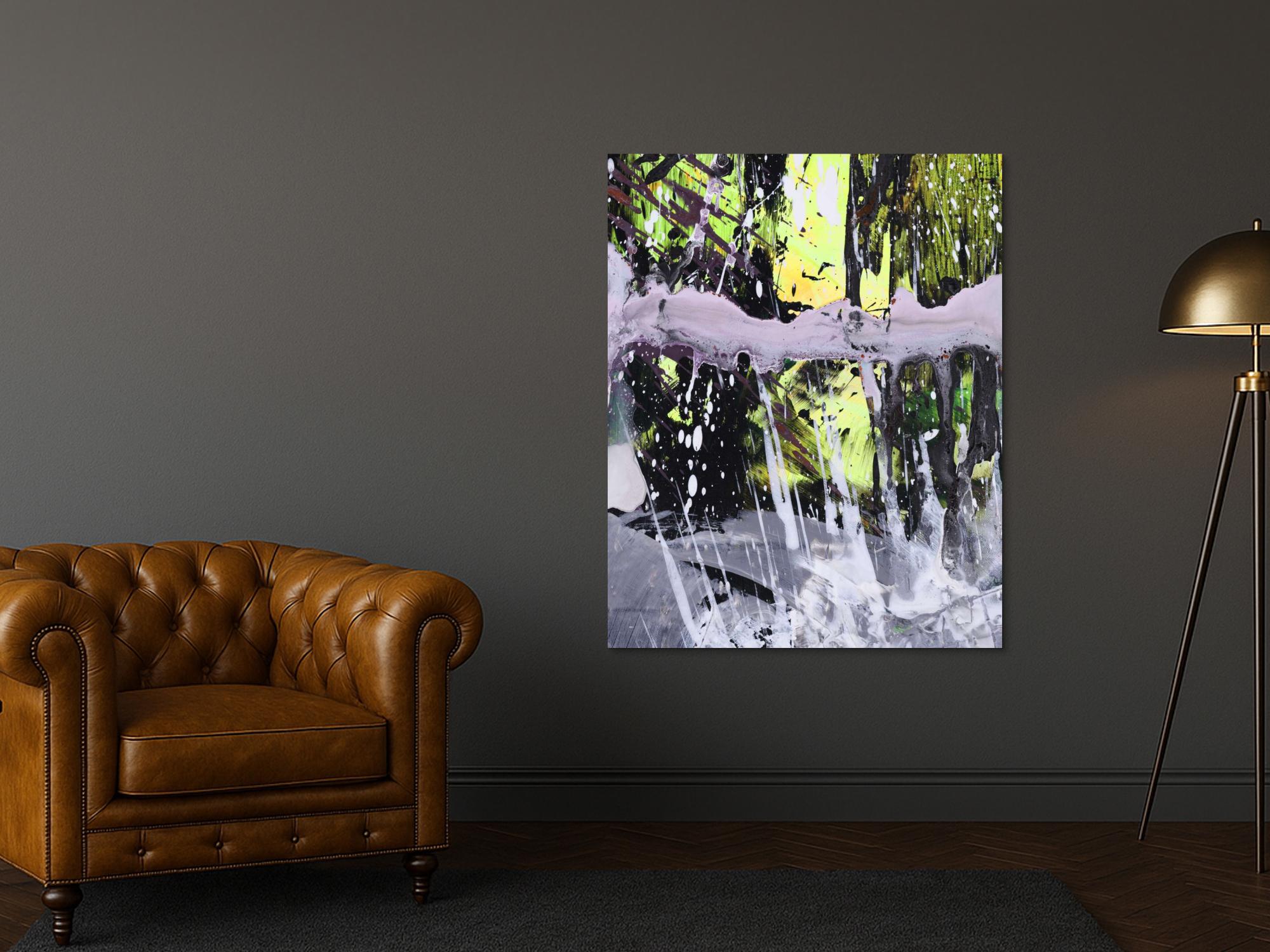 Abstraktes Bild auf Leinwand