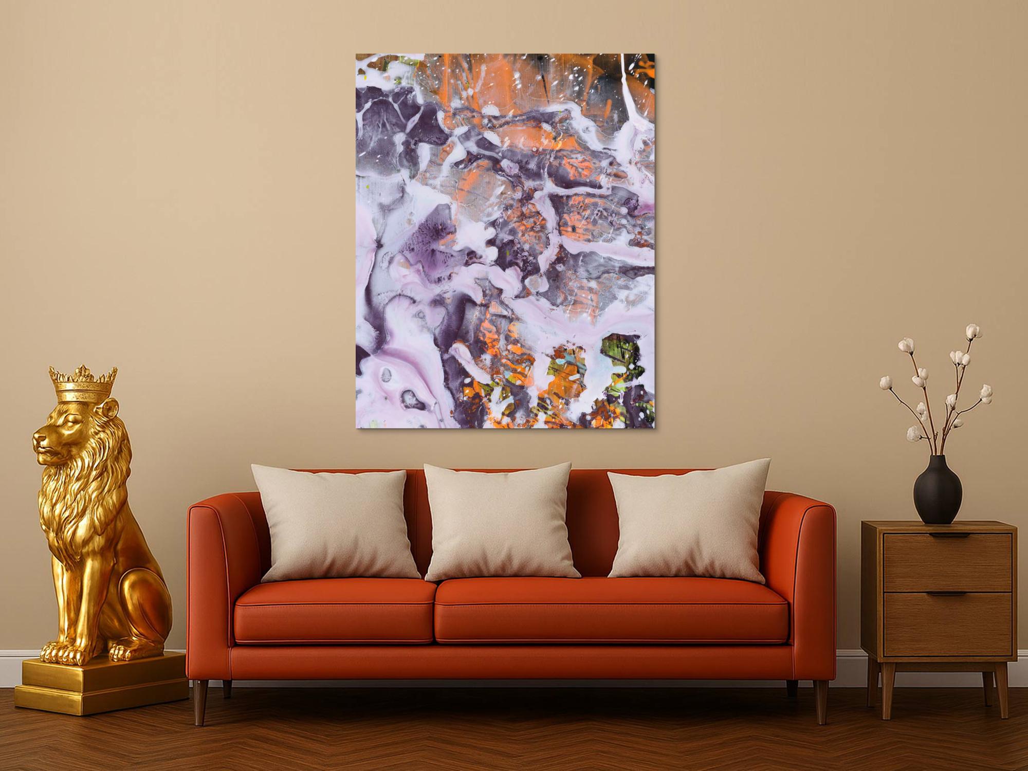 Abstraktes Bild auf Leinwand