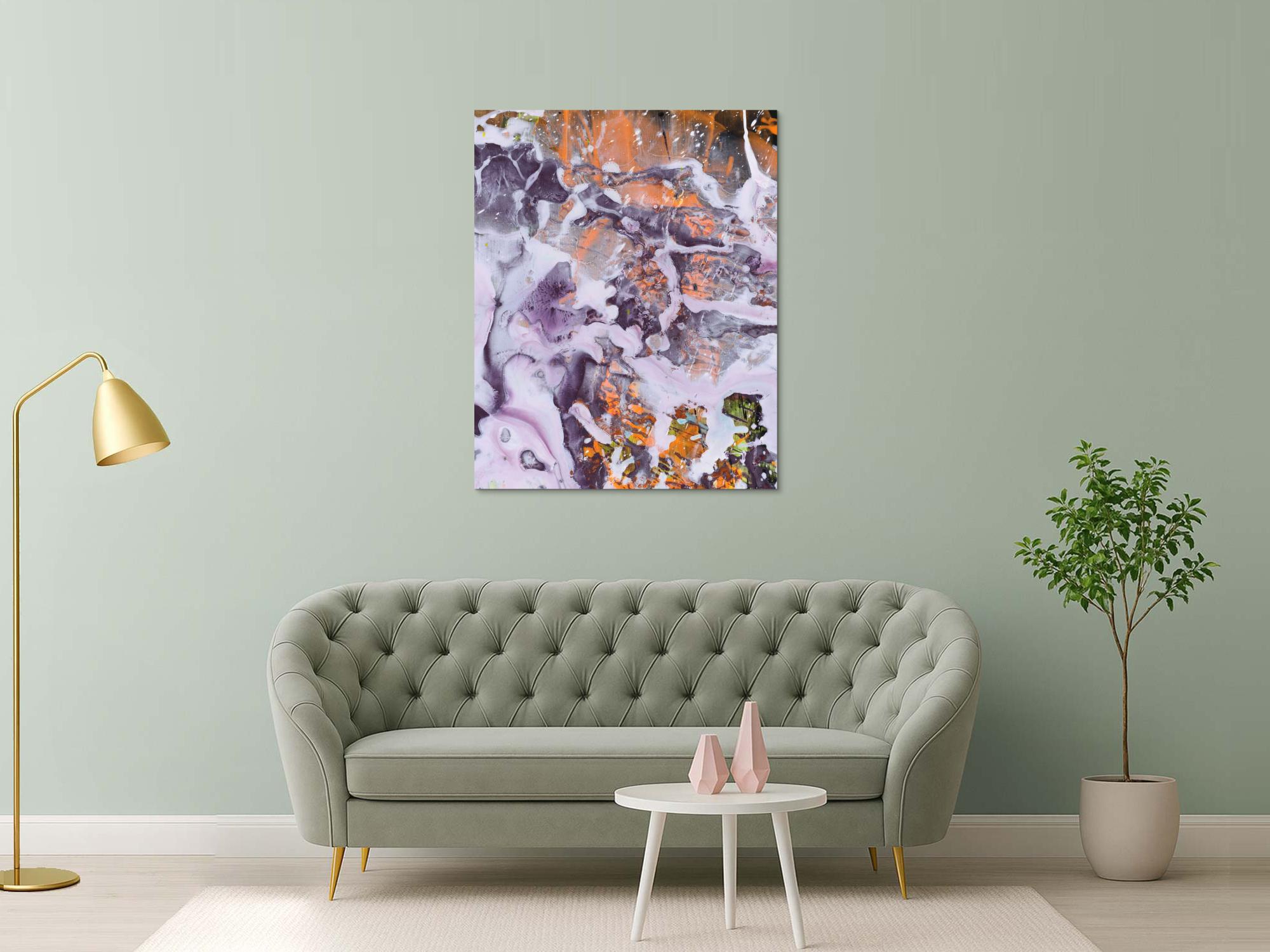 Abstraktes Bild auf Leinwand