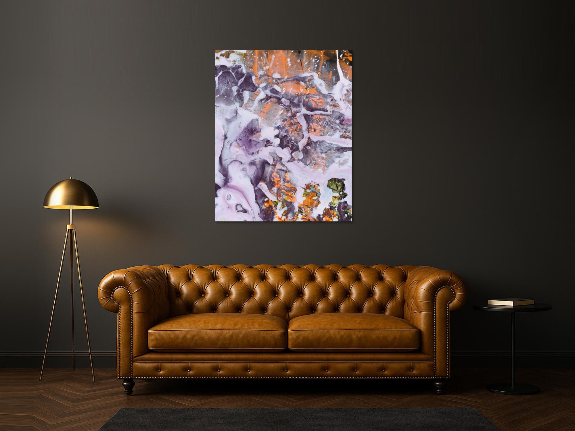 Abstraktes Bild auf Leinwand