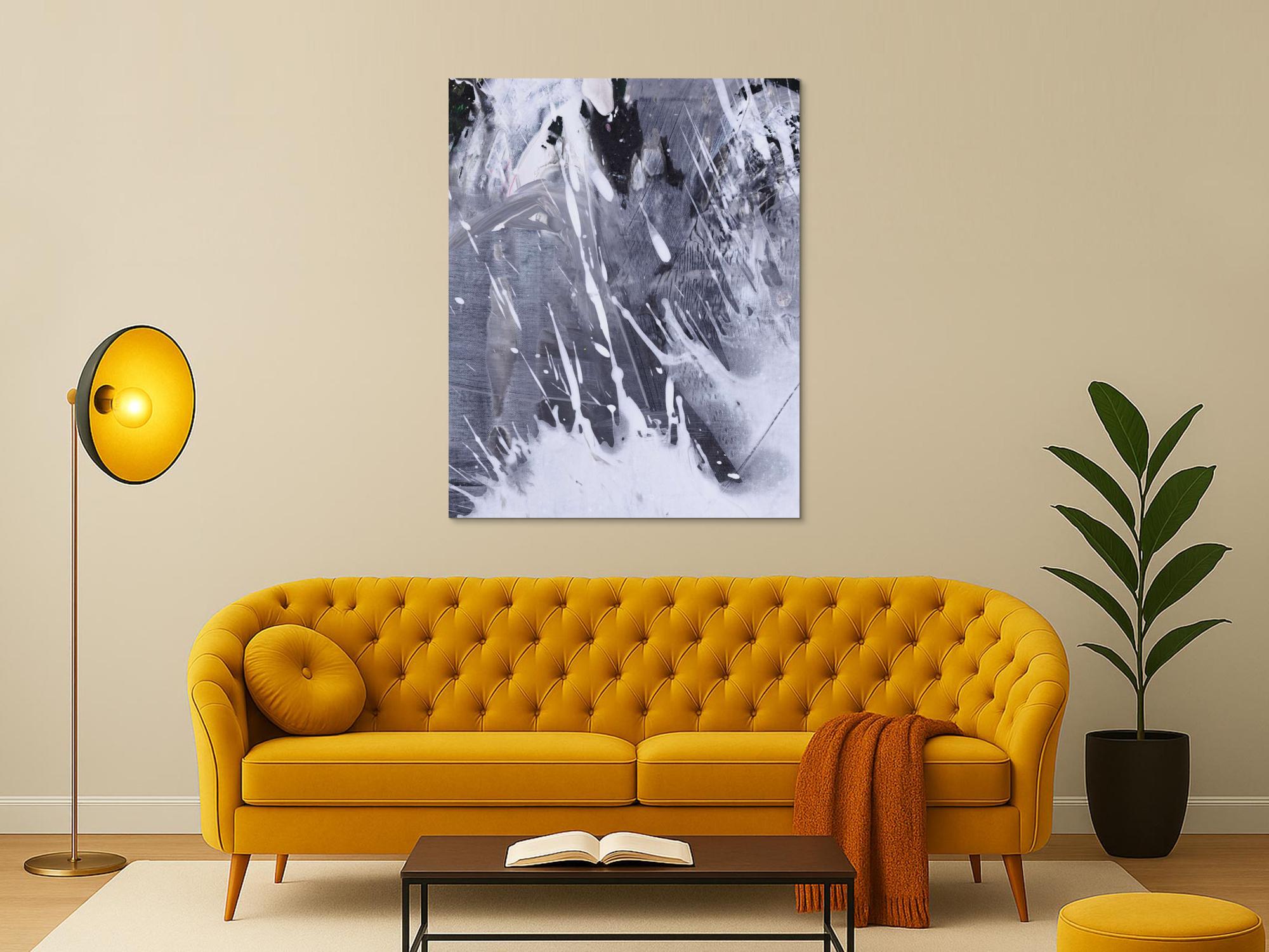 Abstraktes Bild auf Leinwand