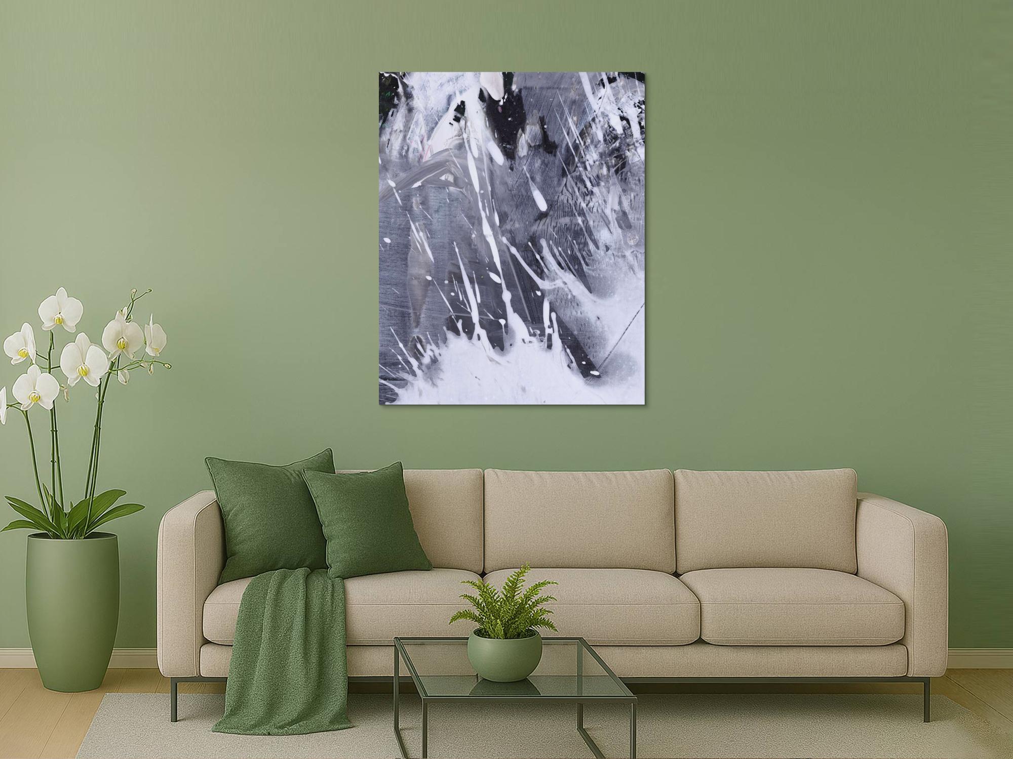 Abstraktes Bild auf Leinwand