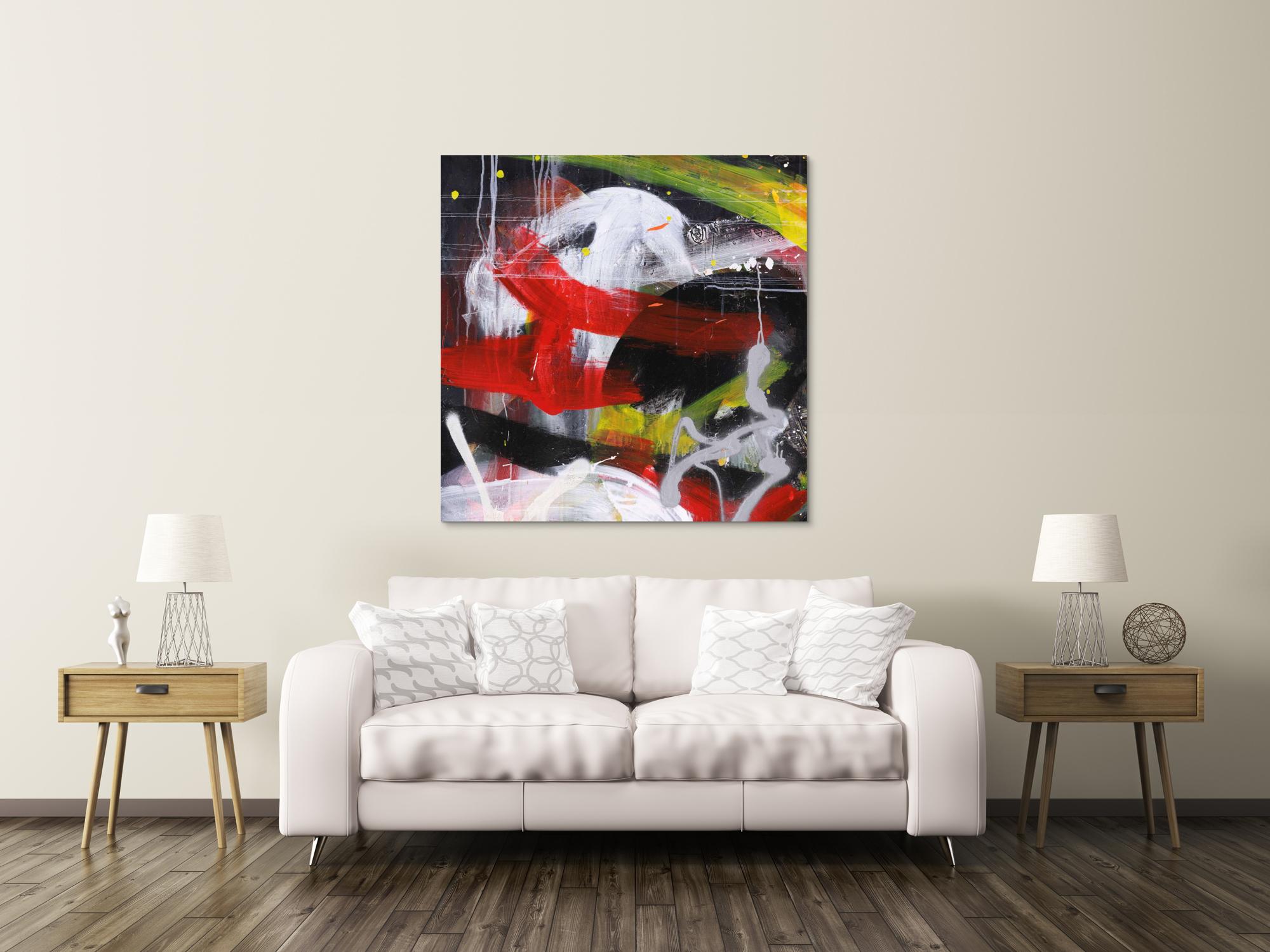 Abstraktes Bild auf Leinwand