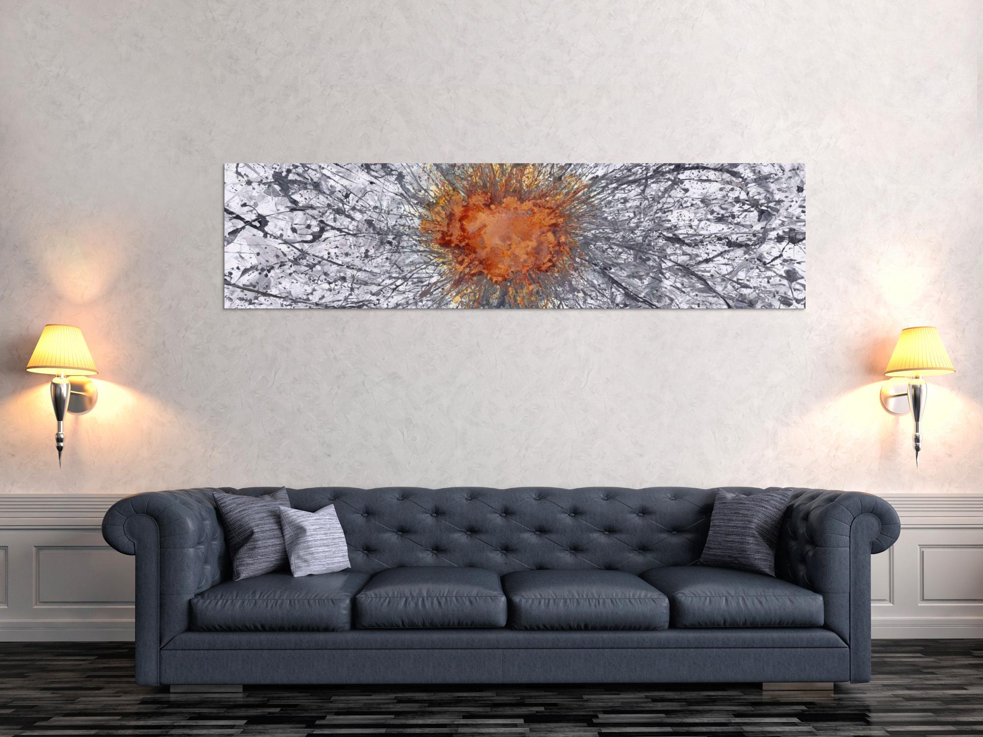 Abstraktes Bild auf Leinwand