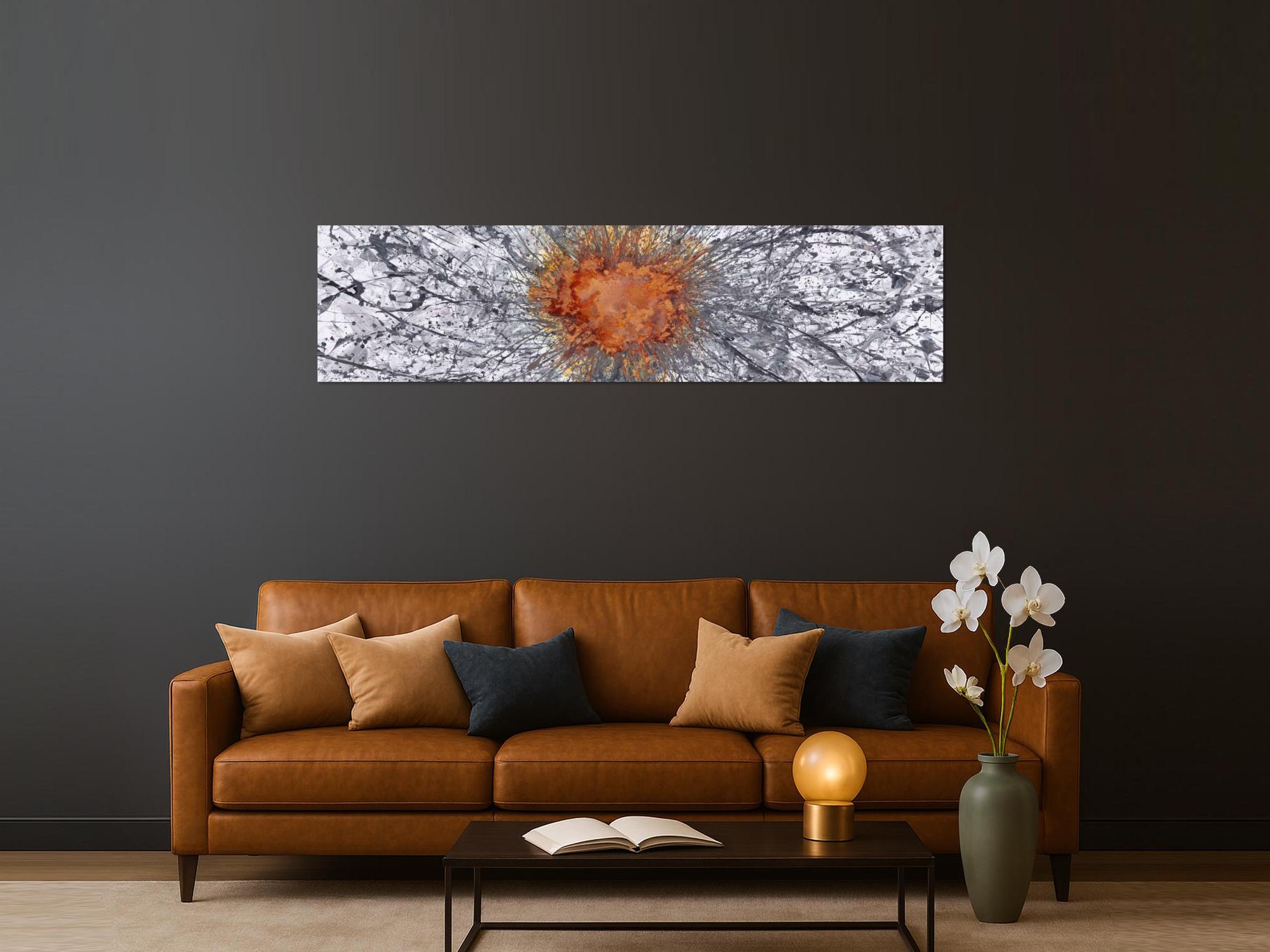 Abstraktes Bild auf Leinwand