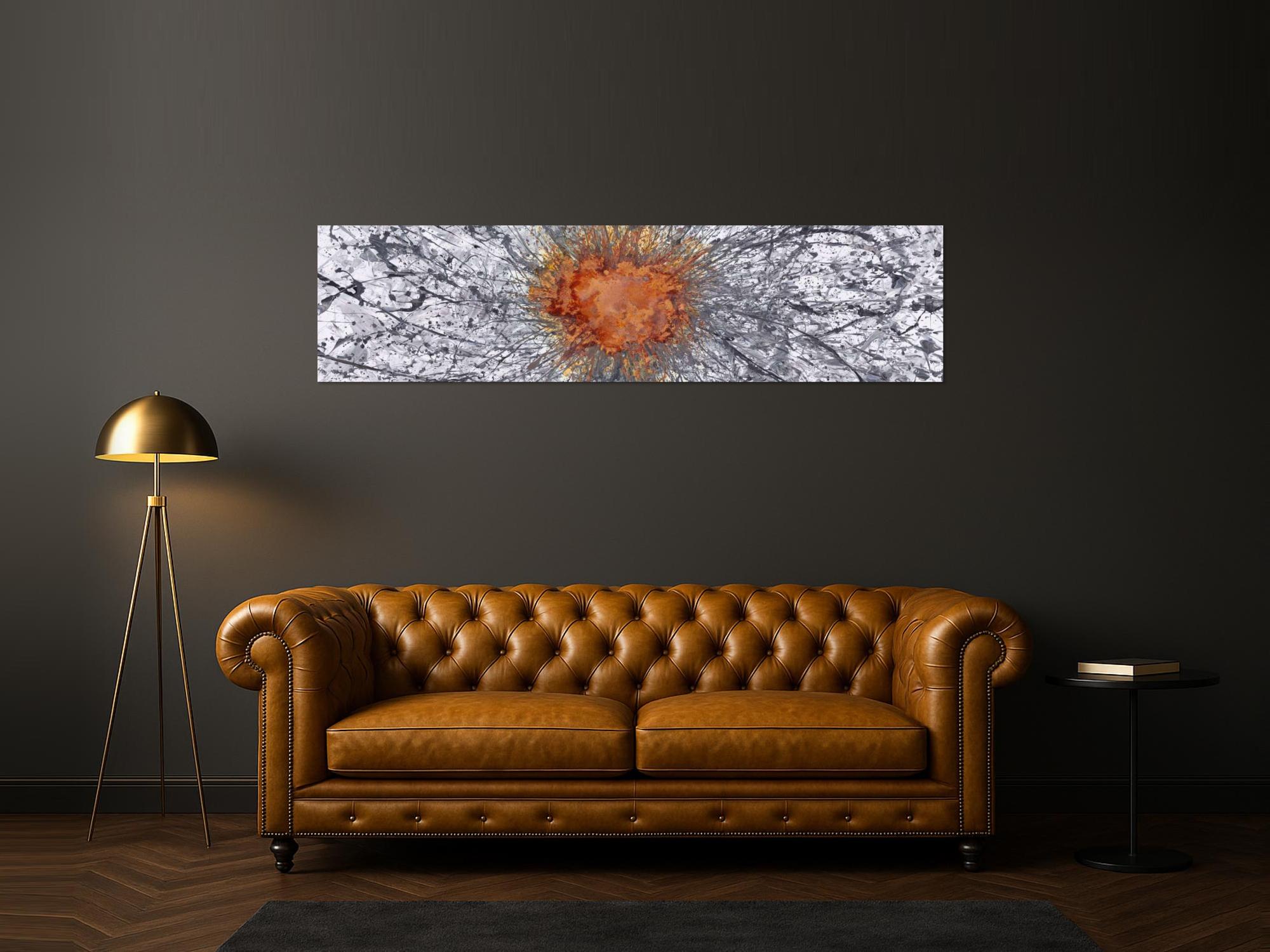 Abstraktes Bild auf Leinwand