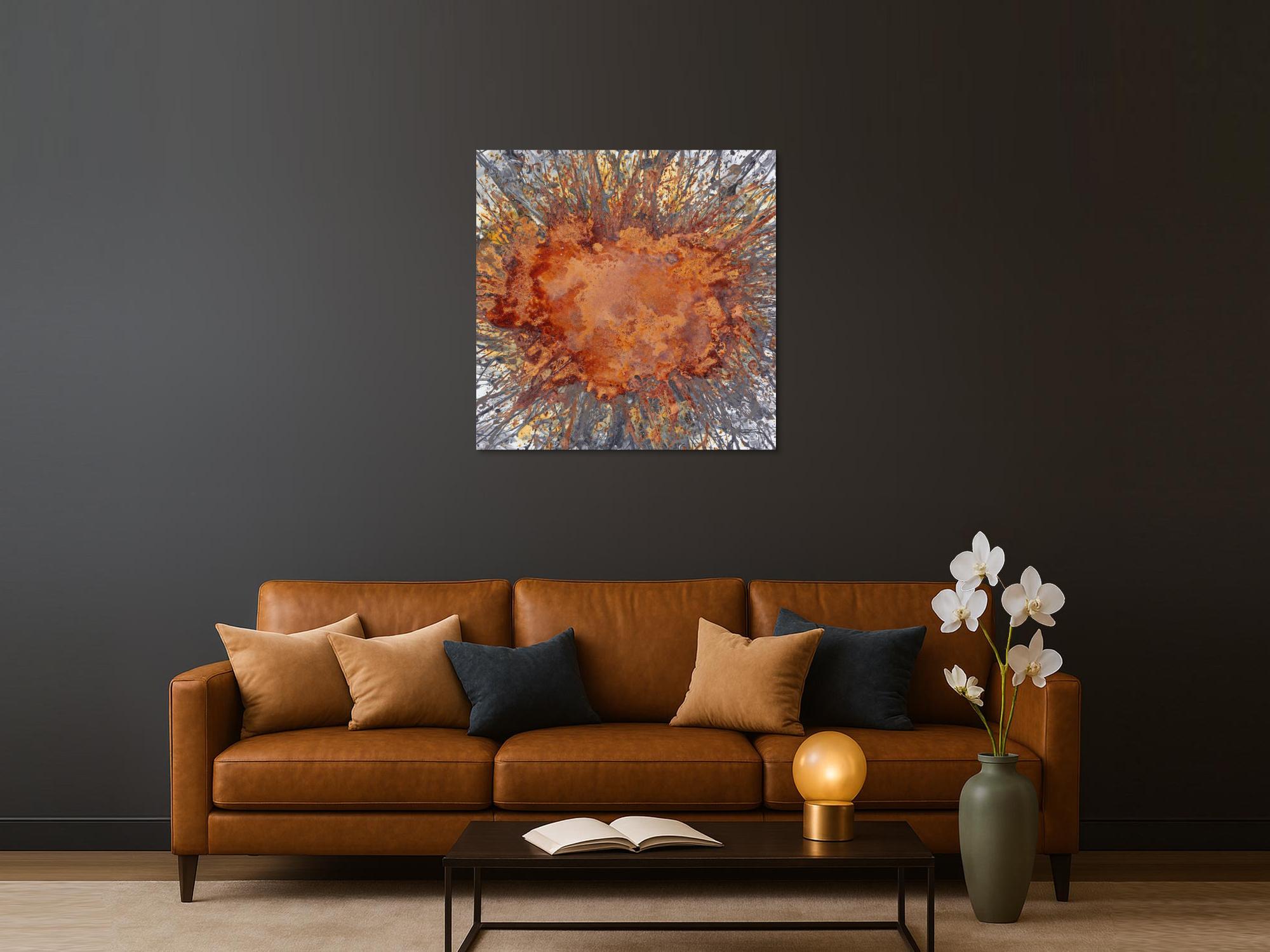 Abstraktes Bild auf Leinwand