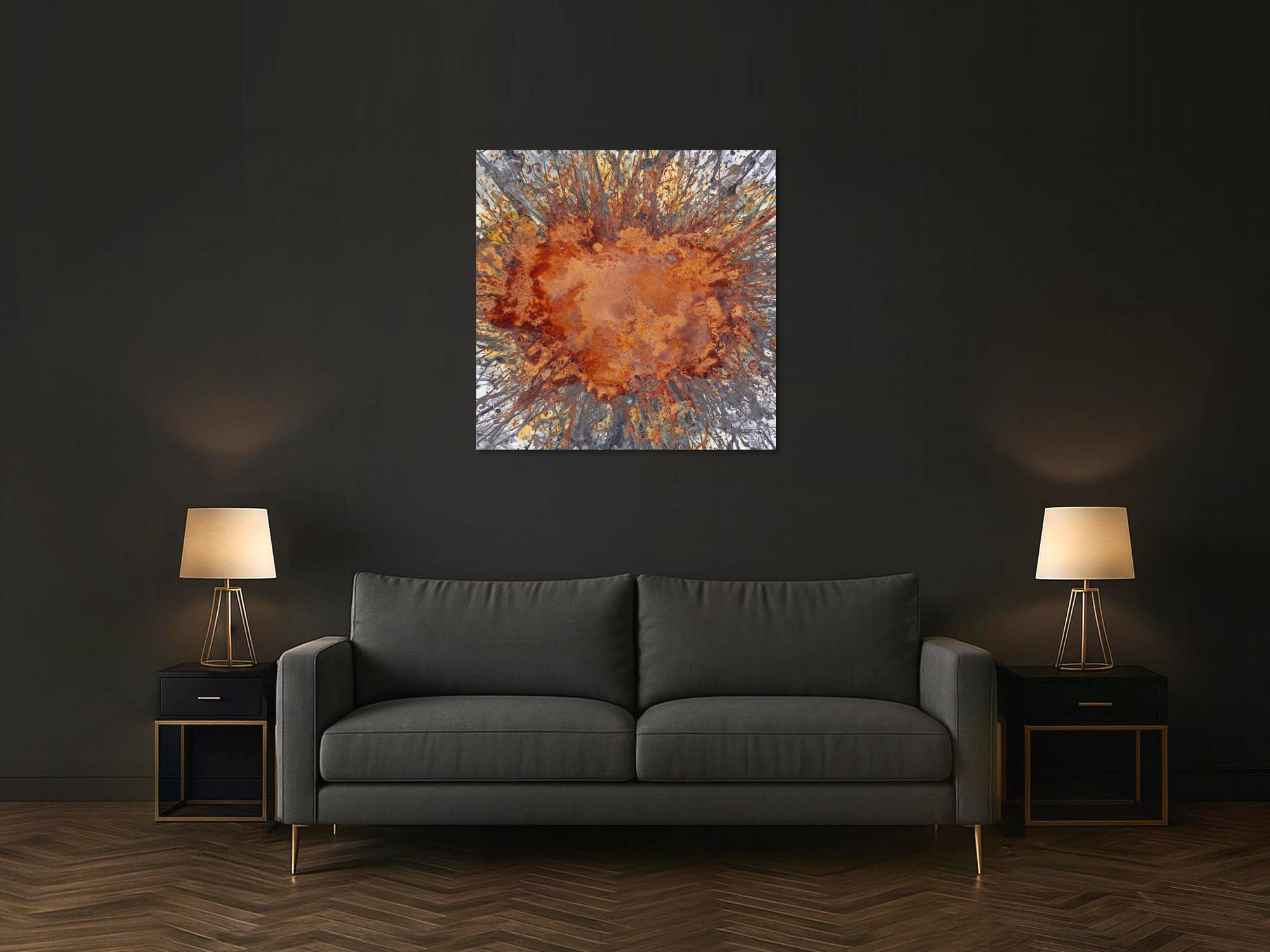 Abstraktes Bild auf Leinwand