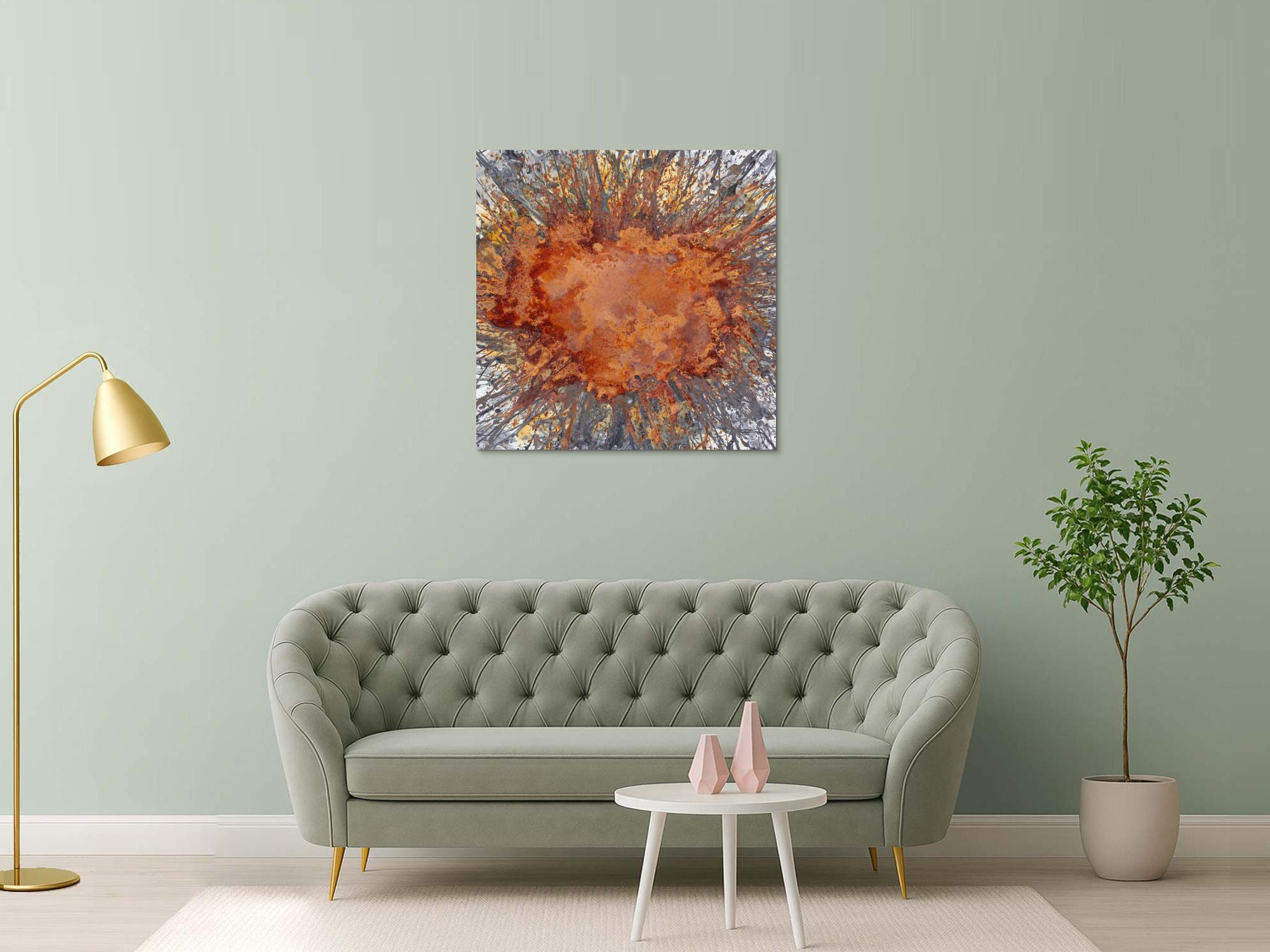 Abstraktes Bild auf Leinwand