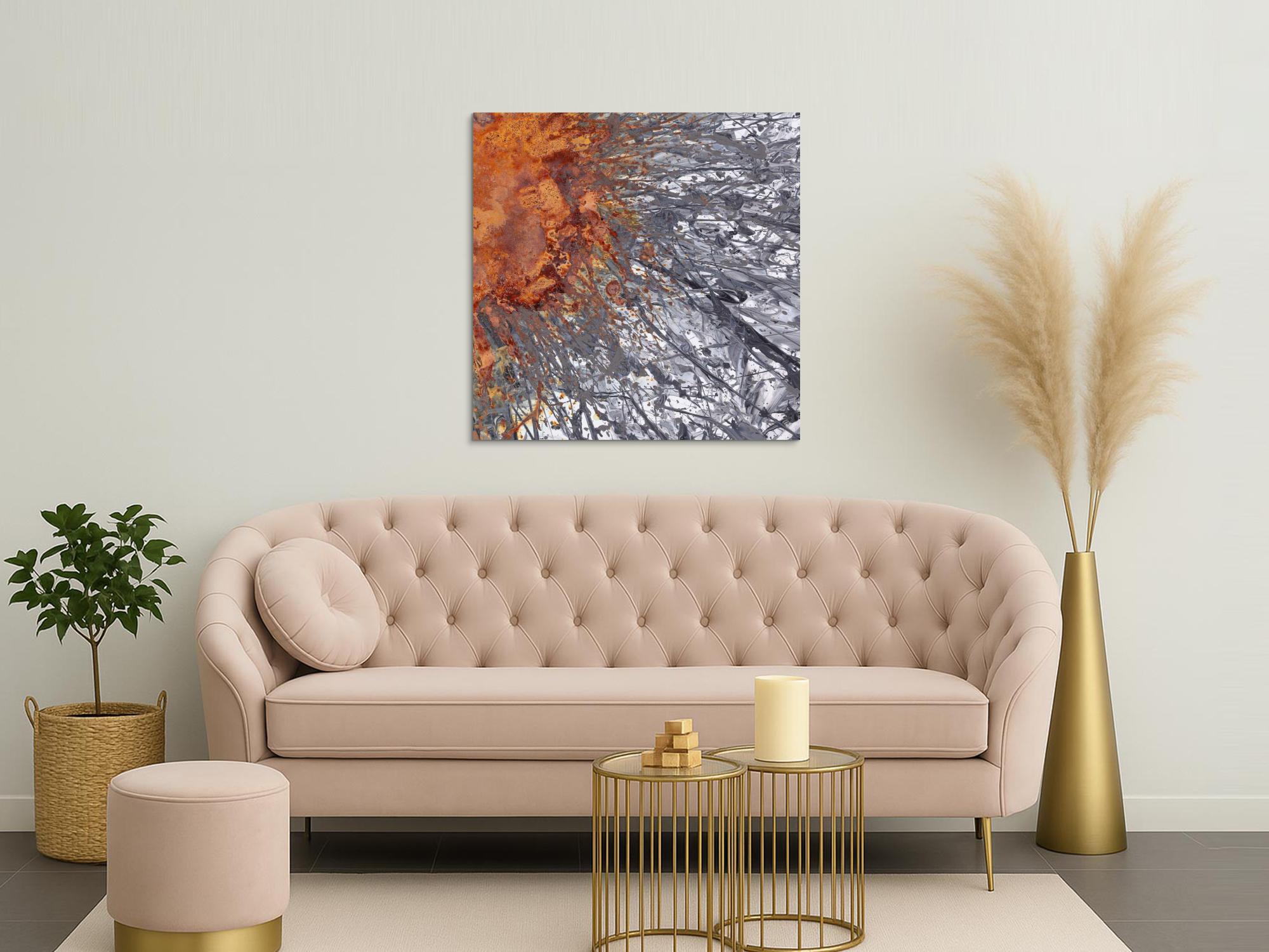 Abstraktes Bild auf Leinwand