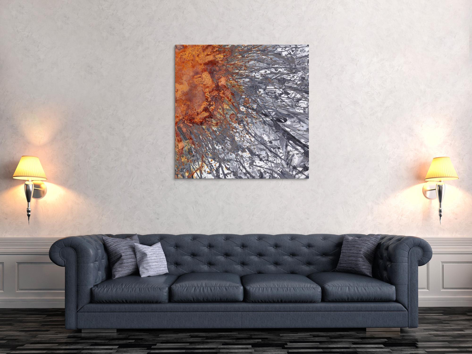 Abstraktes Bild auf Leinwand