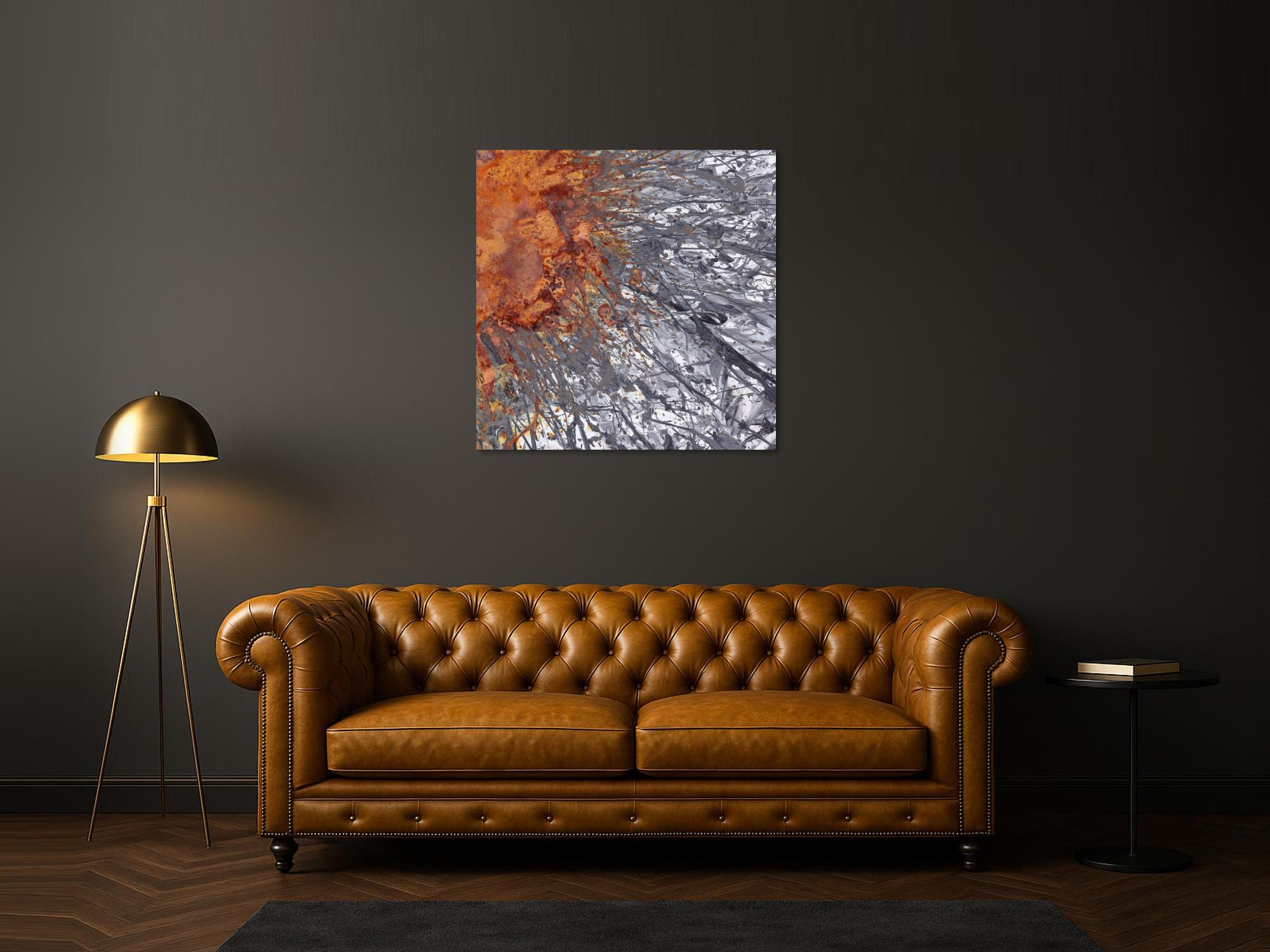 Abstraktes Bild auf Leinwand