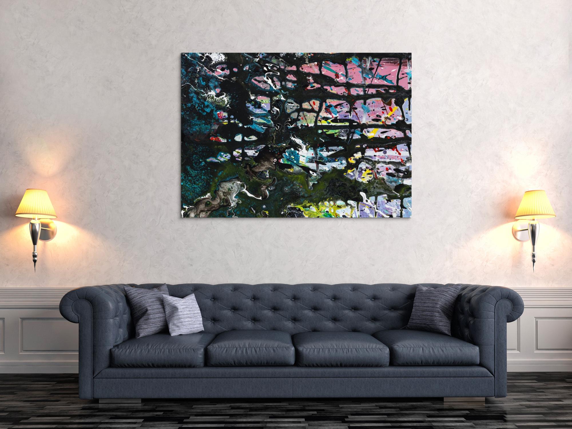 Abstraktes Bild auf Leinwand